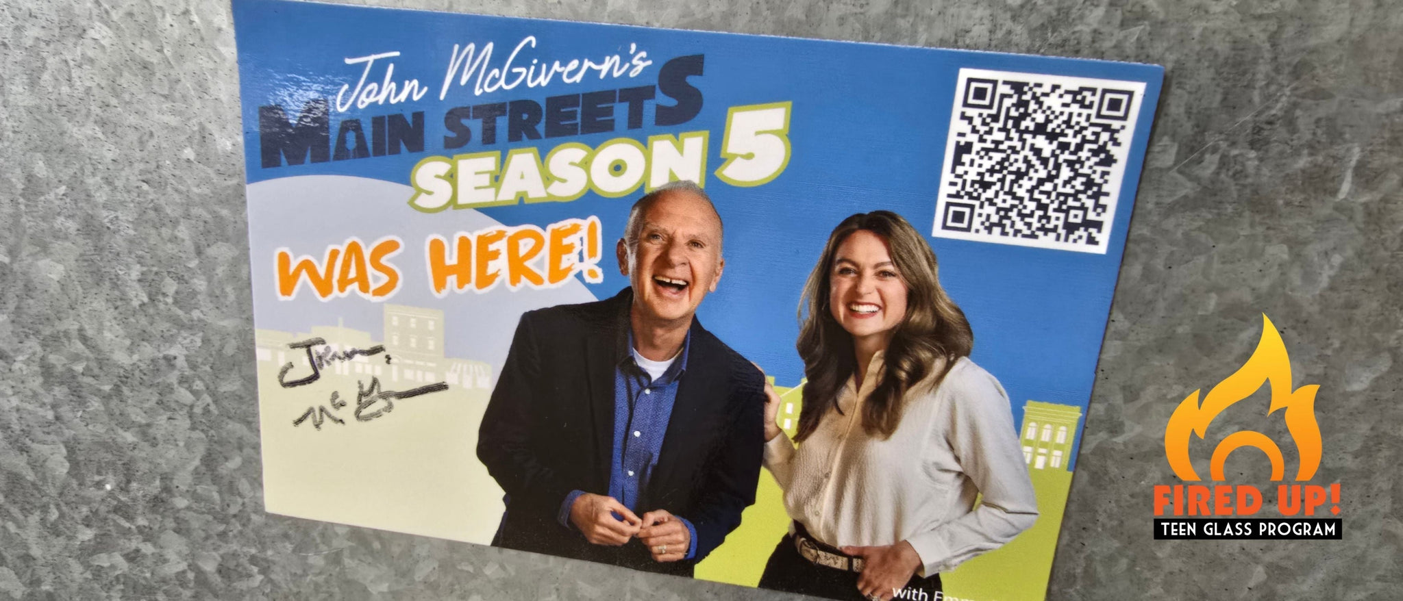 PBS John McGiven's Main Streets Visits Fired Up! Studios