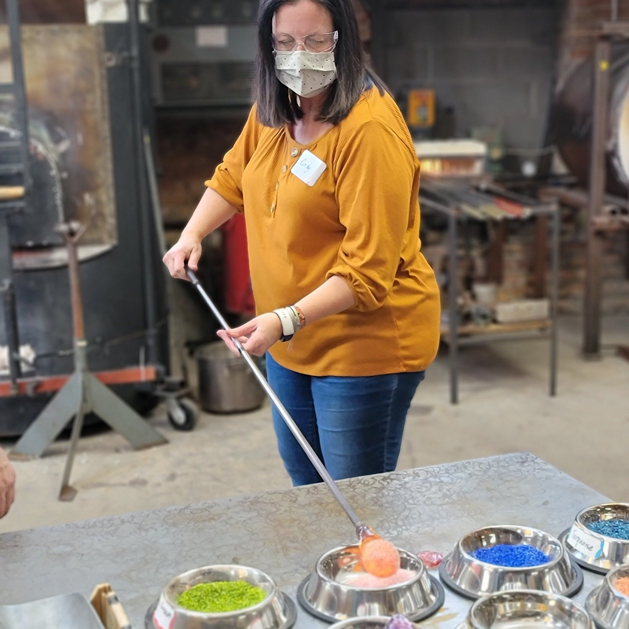 Glass Experience! Blown Glass Paperweight - March 9