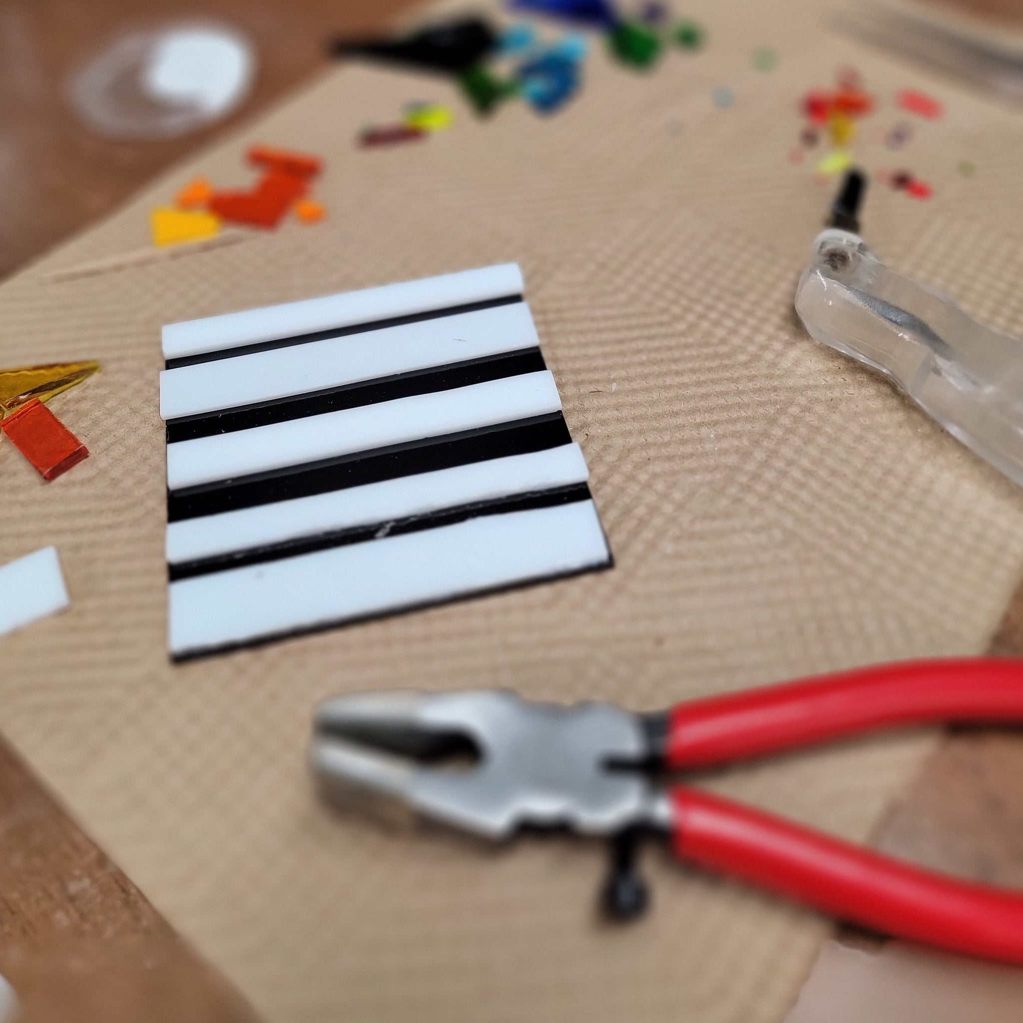 Fused Glass Snowflake Ornaments - November 15