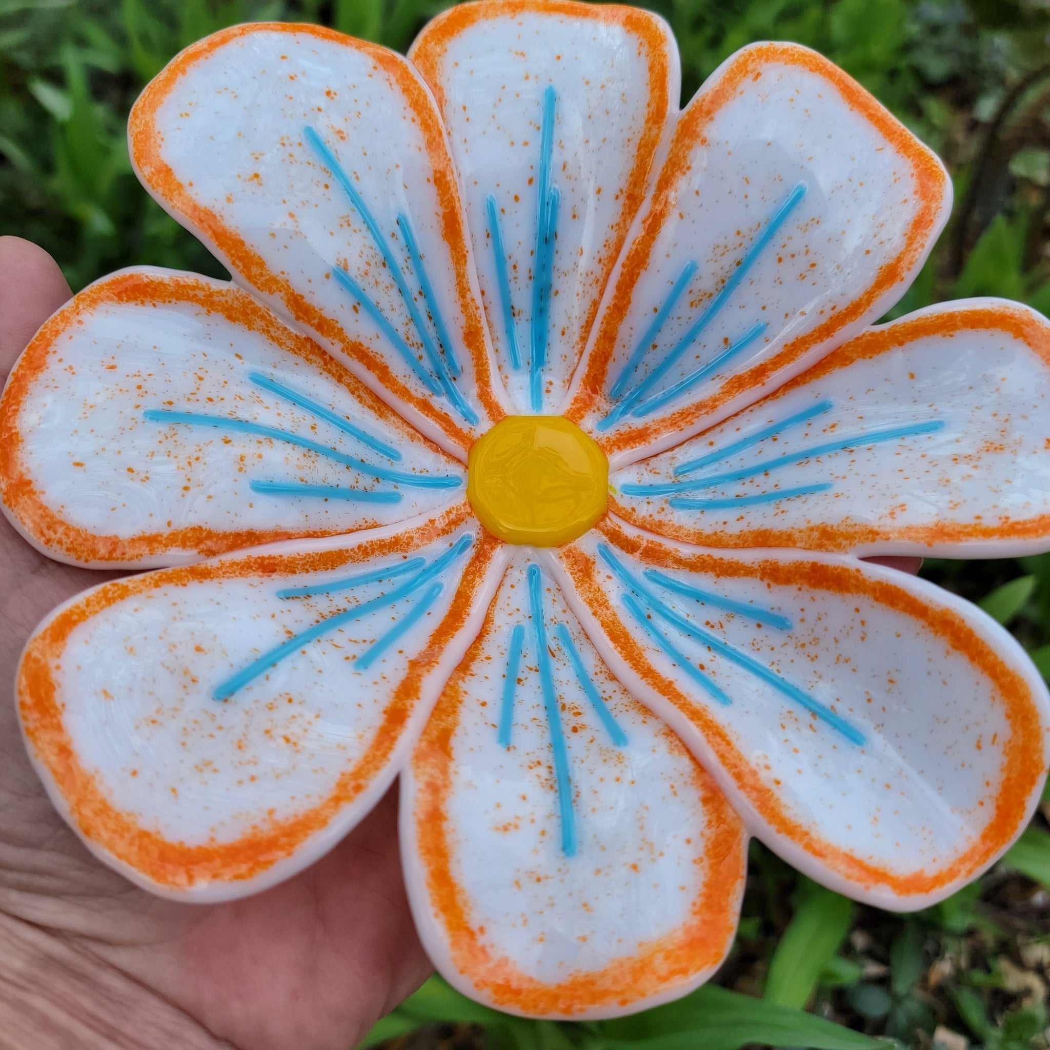 Fused Glass Flower Bowls - April 6