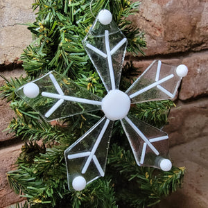 Fused Glass Snowflake Ornaments - November 15