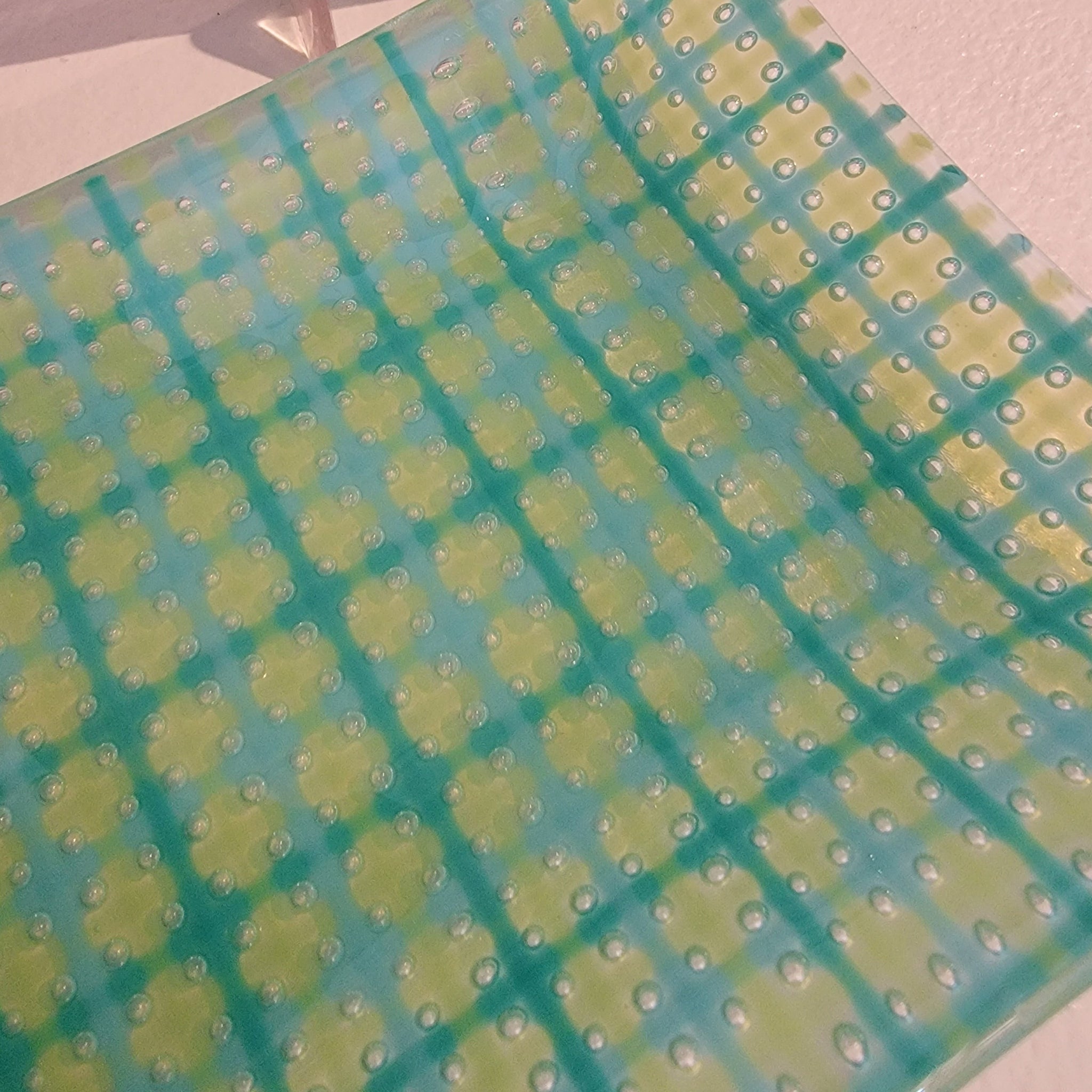 Fused Glass "Bubble" Soap Dish / Trinket Tray - February 24