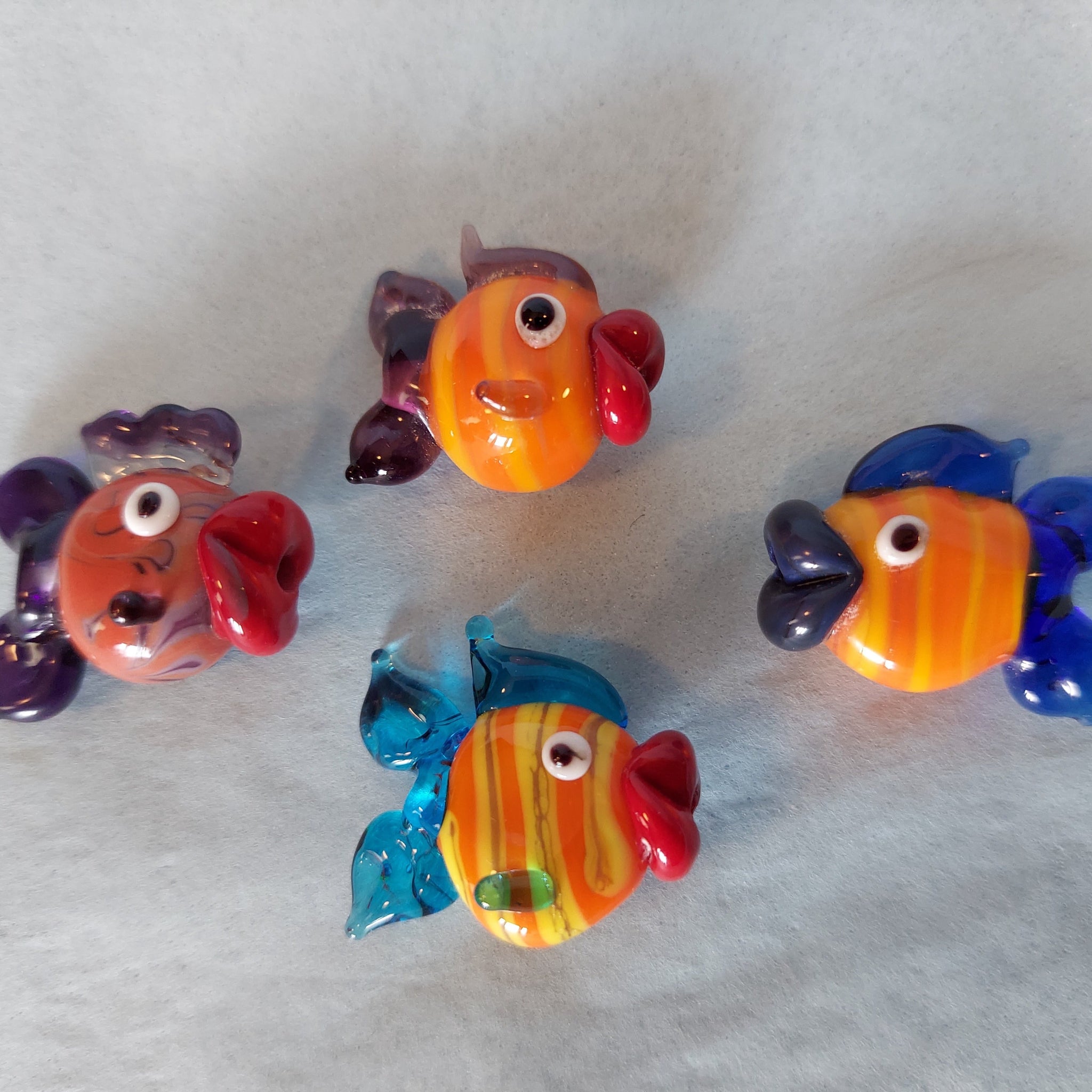 Gone Fishing! Flameworked Glass Beads - August 10