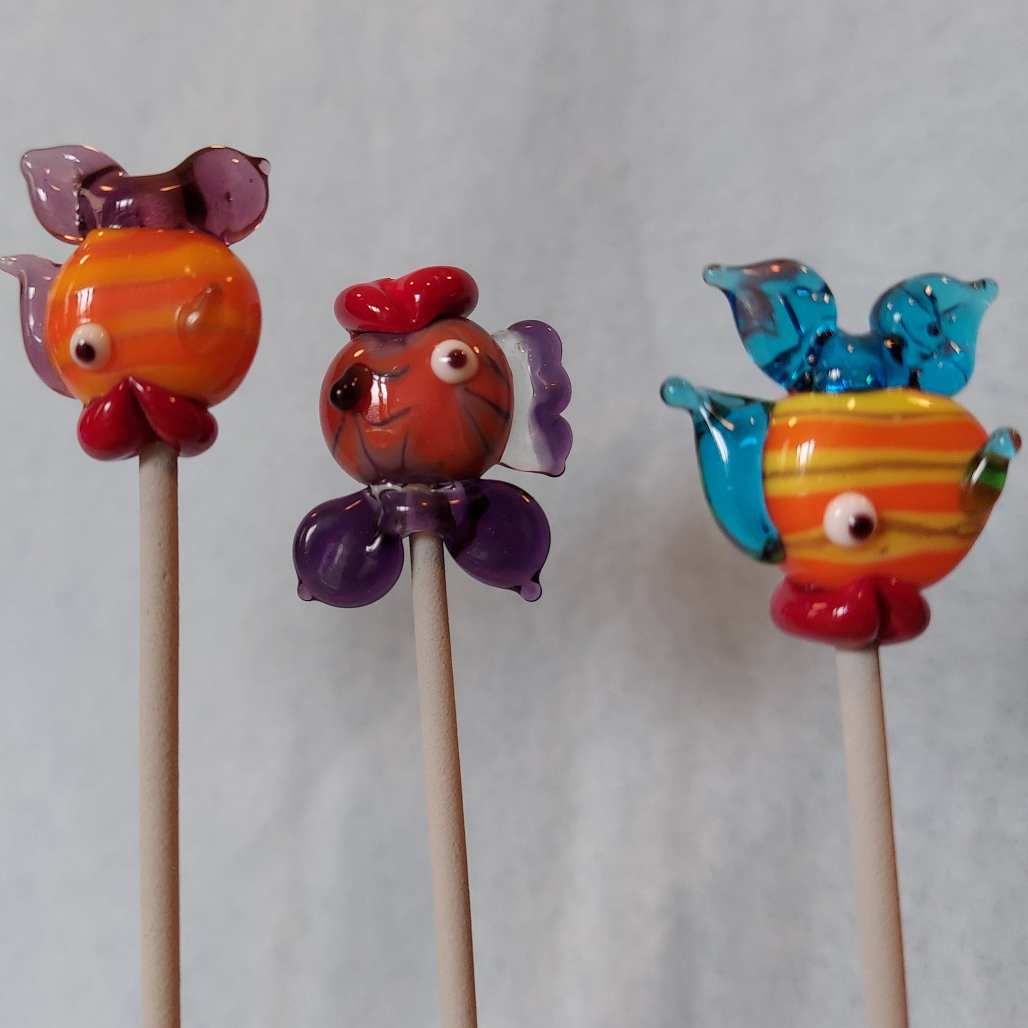 Gone Fishing! Flameworked Glass Beads - August 10