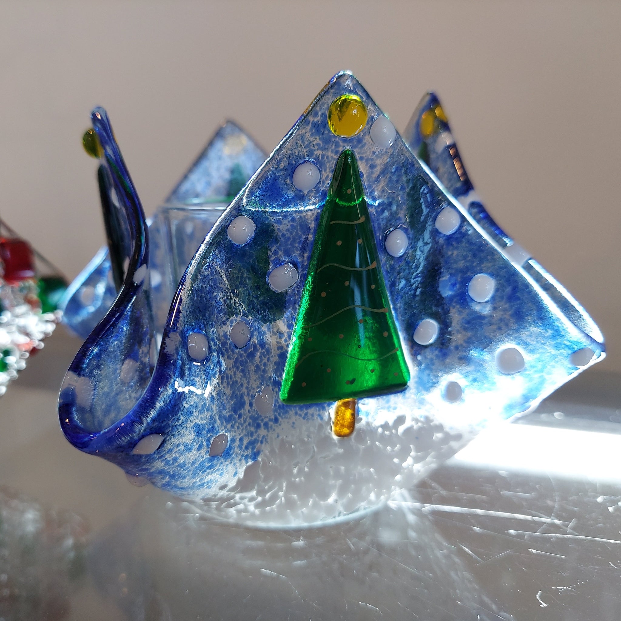 Fused Glass Holiday Candle Holder: December 6 (10am-12pm)