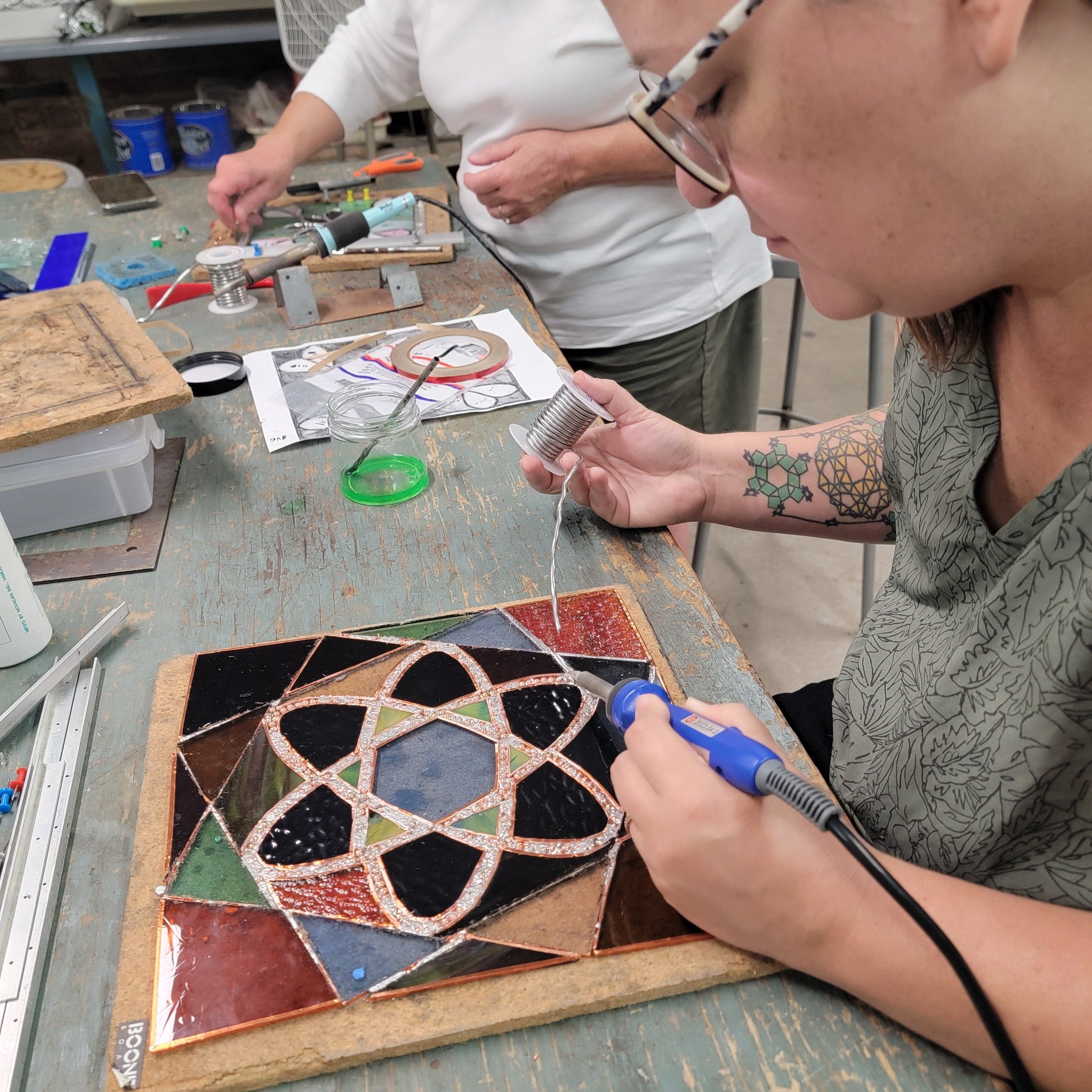 Intermediate Stained Glass - August 7, 14 & 21 (3-day class)
