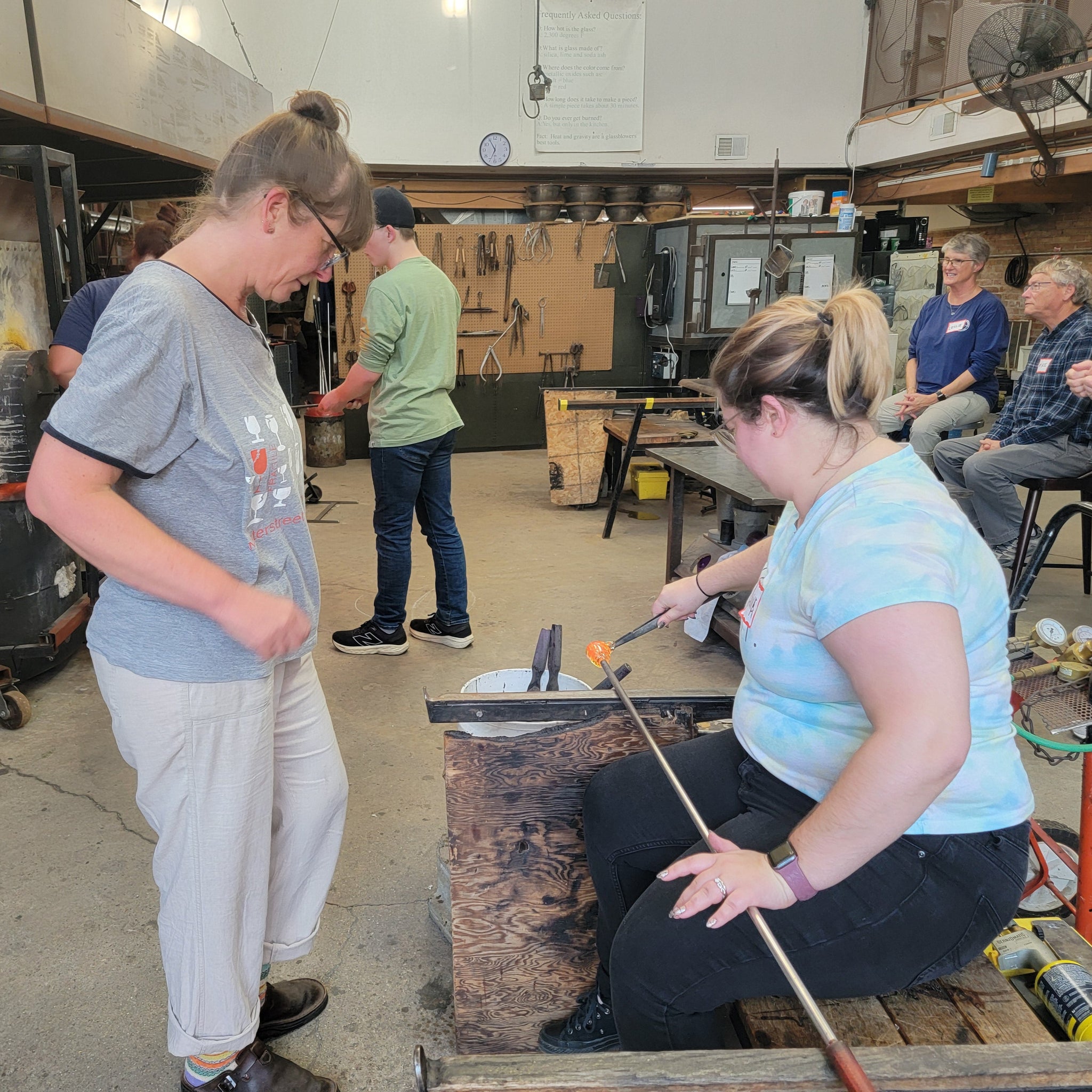 Glassblowing 1: Oct 13 & 20, Nov 3 & 10 (Mondays)