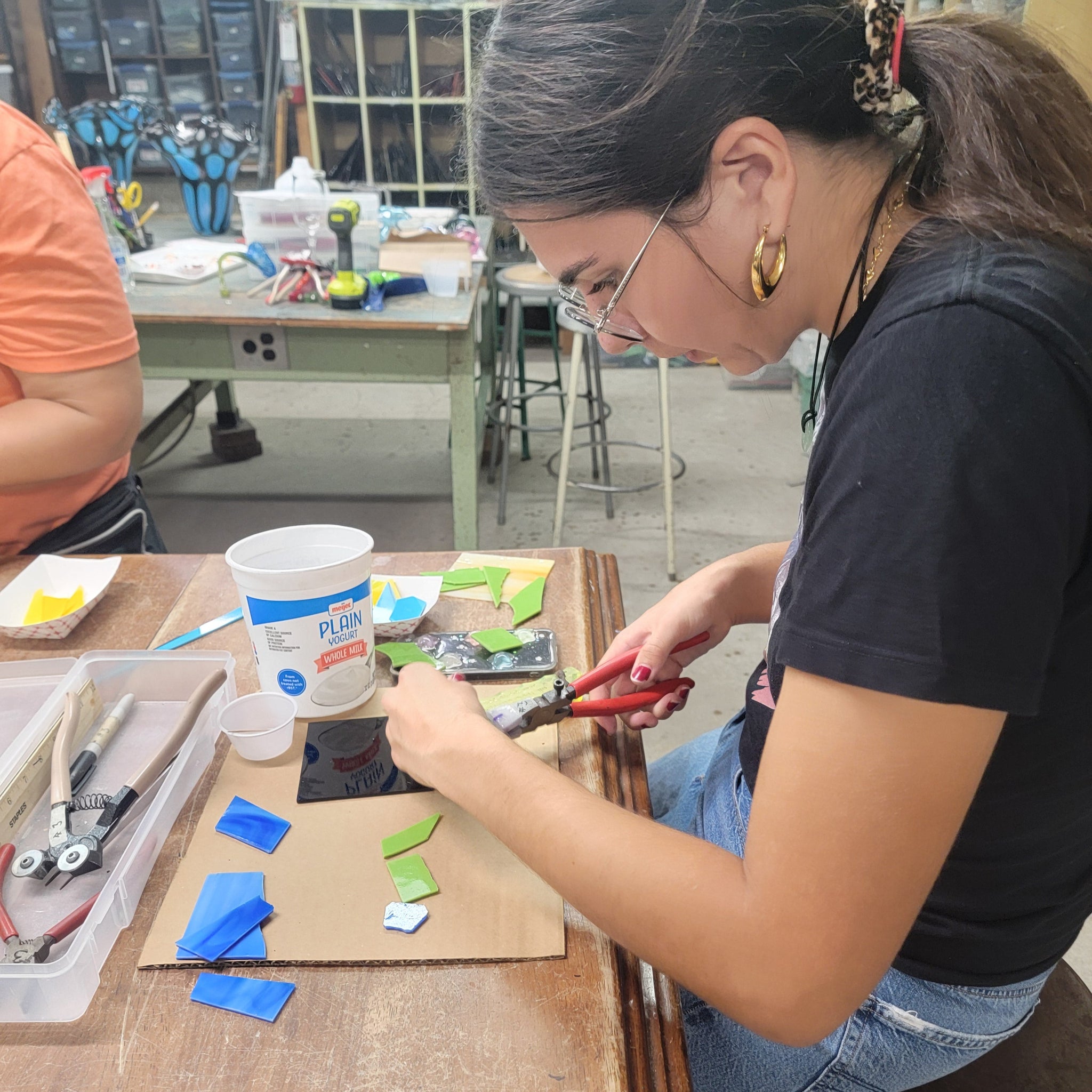 Fused Glass Pocket Vase - Tuesday, August 5 (6-8pm)