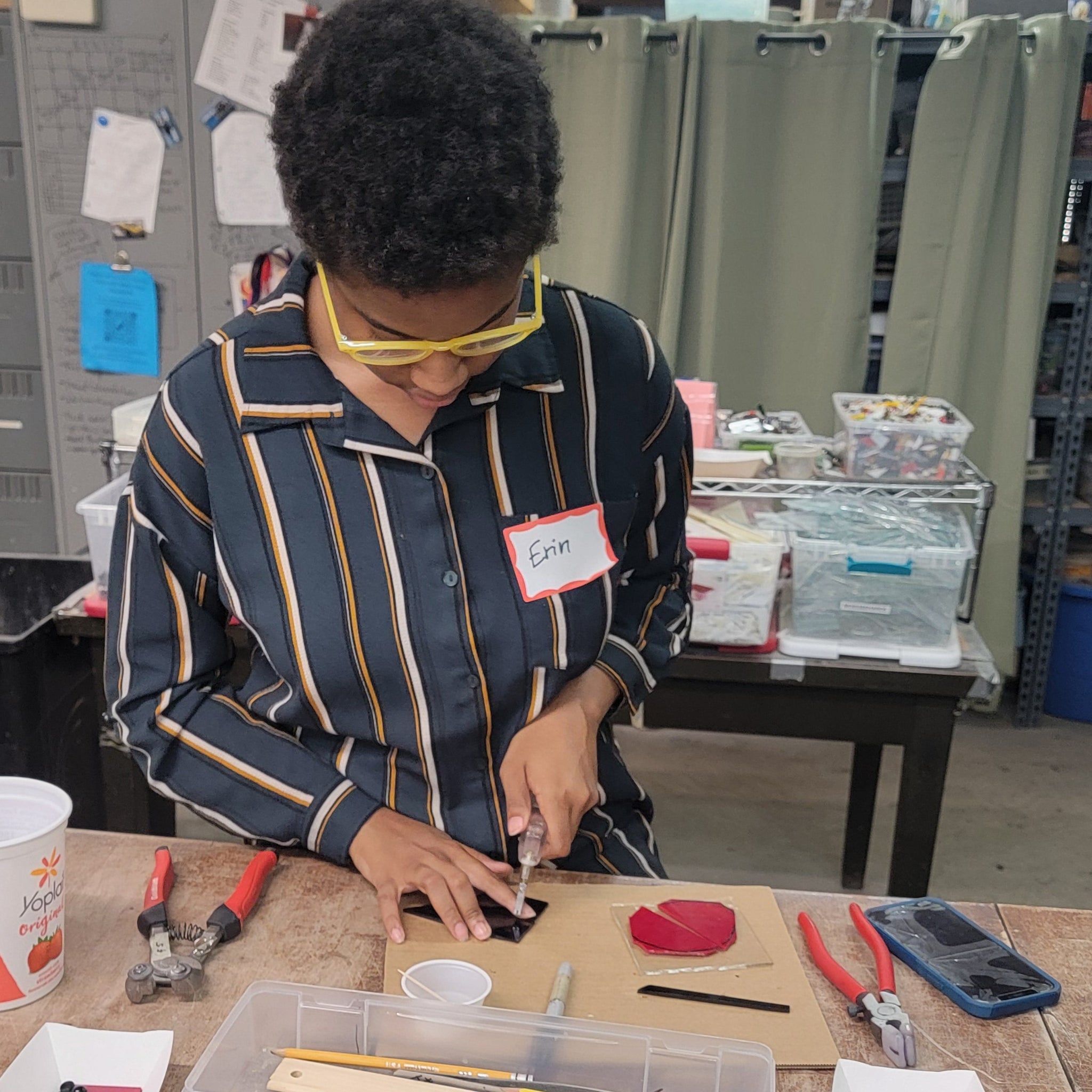 Fused Glass Pocket Vase - Tuesday, August 5 (6-8pm)