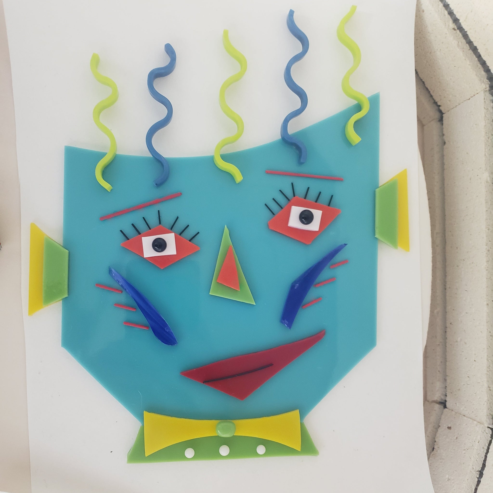 NEW! Fused Glass Abstract Faces - Saturday, August 16 (10am-12:30pm)