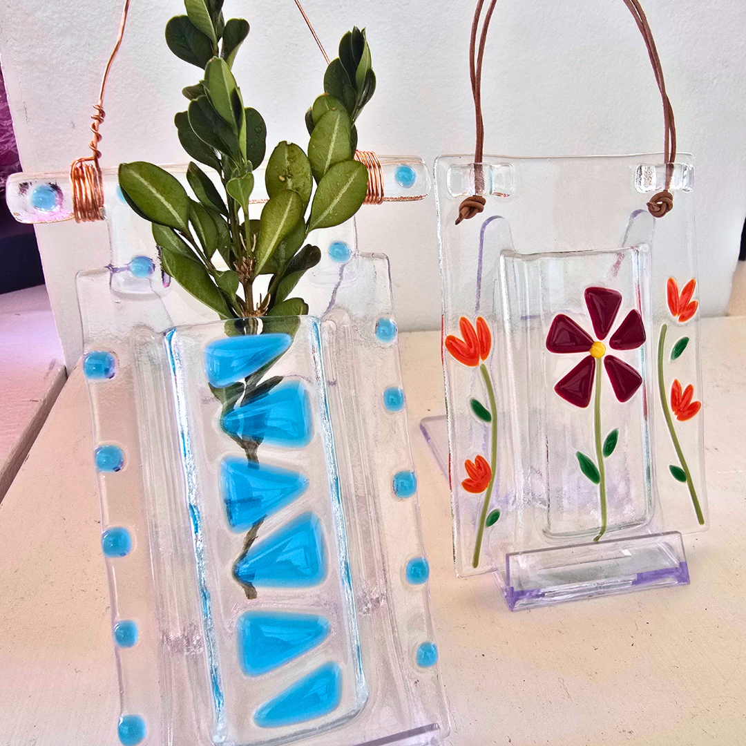 Fused Glass Pocket Vase - Tuesday, August 5 (6-8pm)