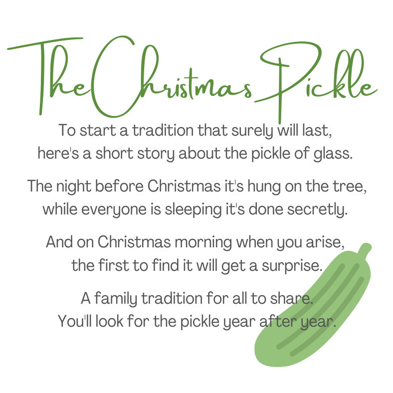 GLASS EXPERIENCE: NEW! Christmas Pickles - December 15