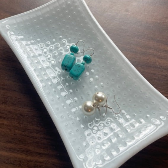 Fused Glass "Bubble" Soap Dish / Trinket Tray - February 24