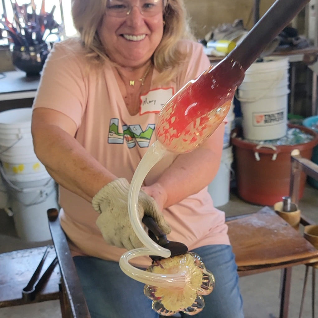 Glass Experience! Pulled Flower - Saturday, July 26 (9am-1pm)
