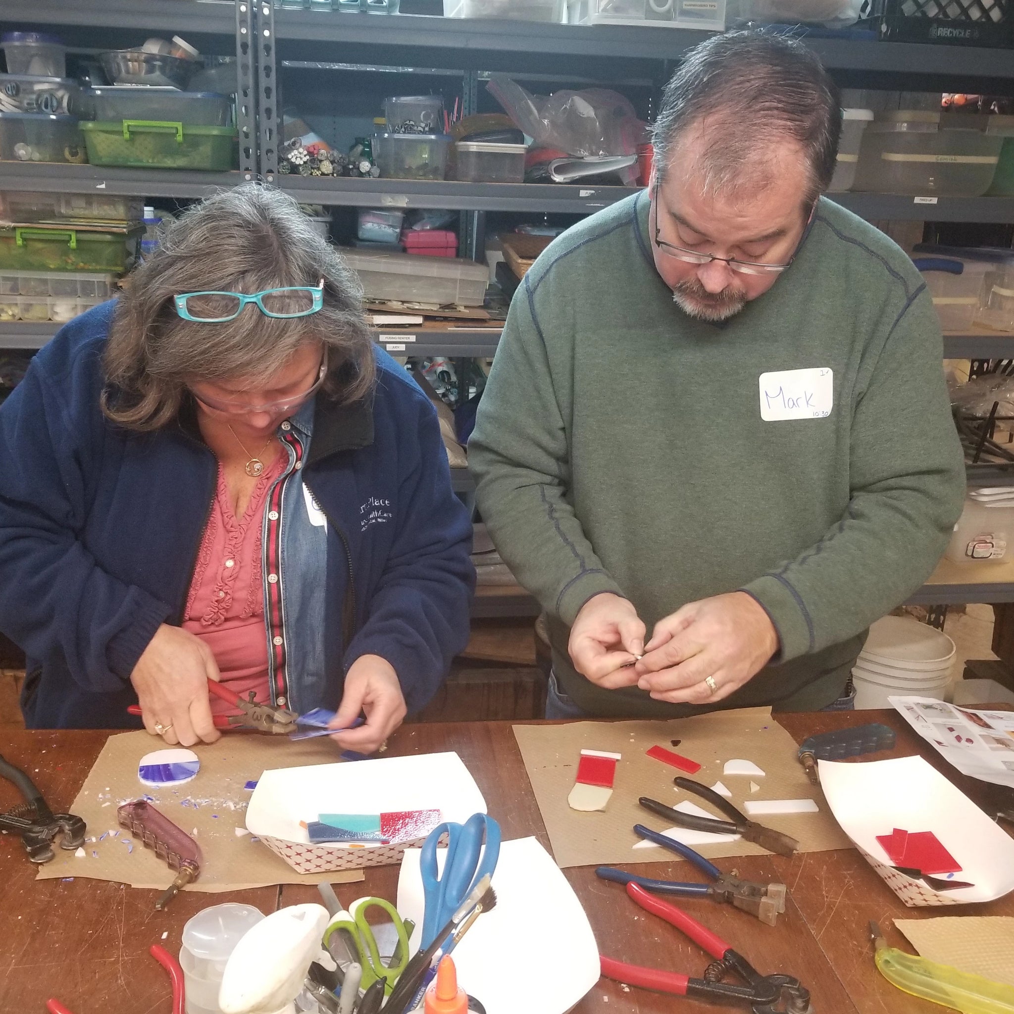 Fused Glass Ornament Workshop: Saturday, November 29 (choose your time slot)
