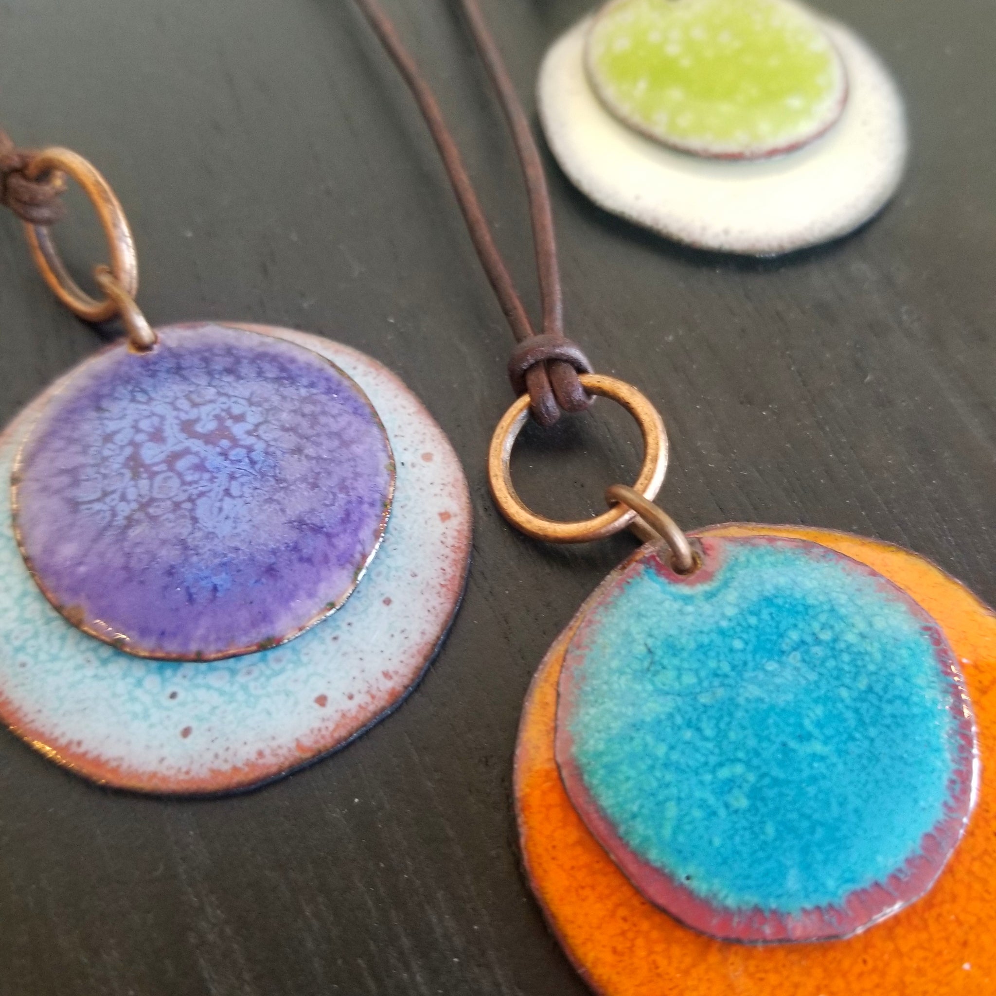 Layered Disc Necklace (Multiple Colorways) - Tina Tavolacci