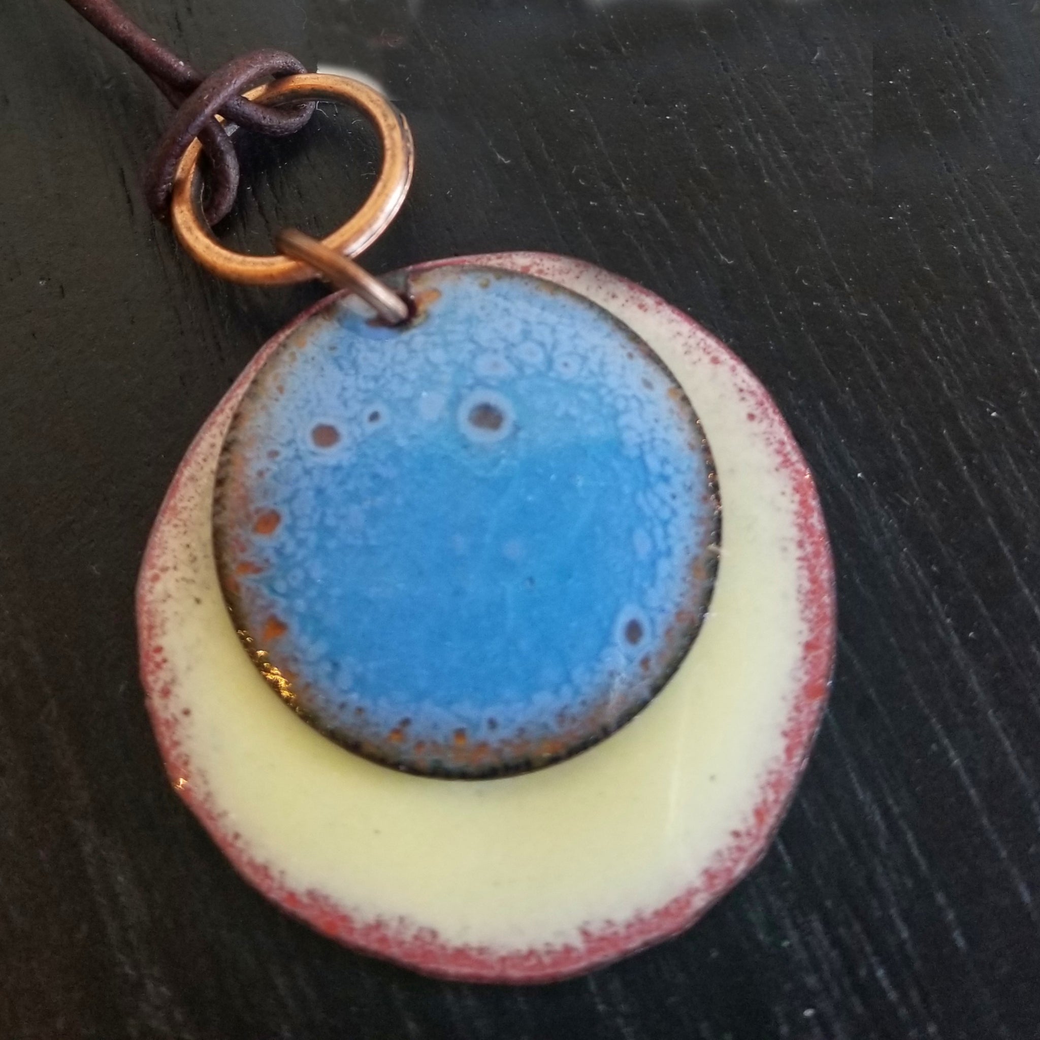 Layered Disc Necklace (Multiple Colorways) - Tina Tavolacci