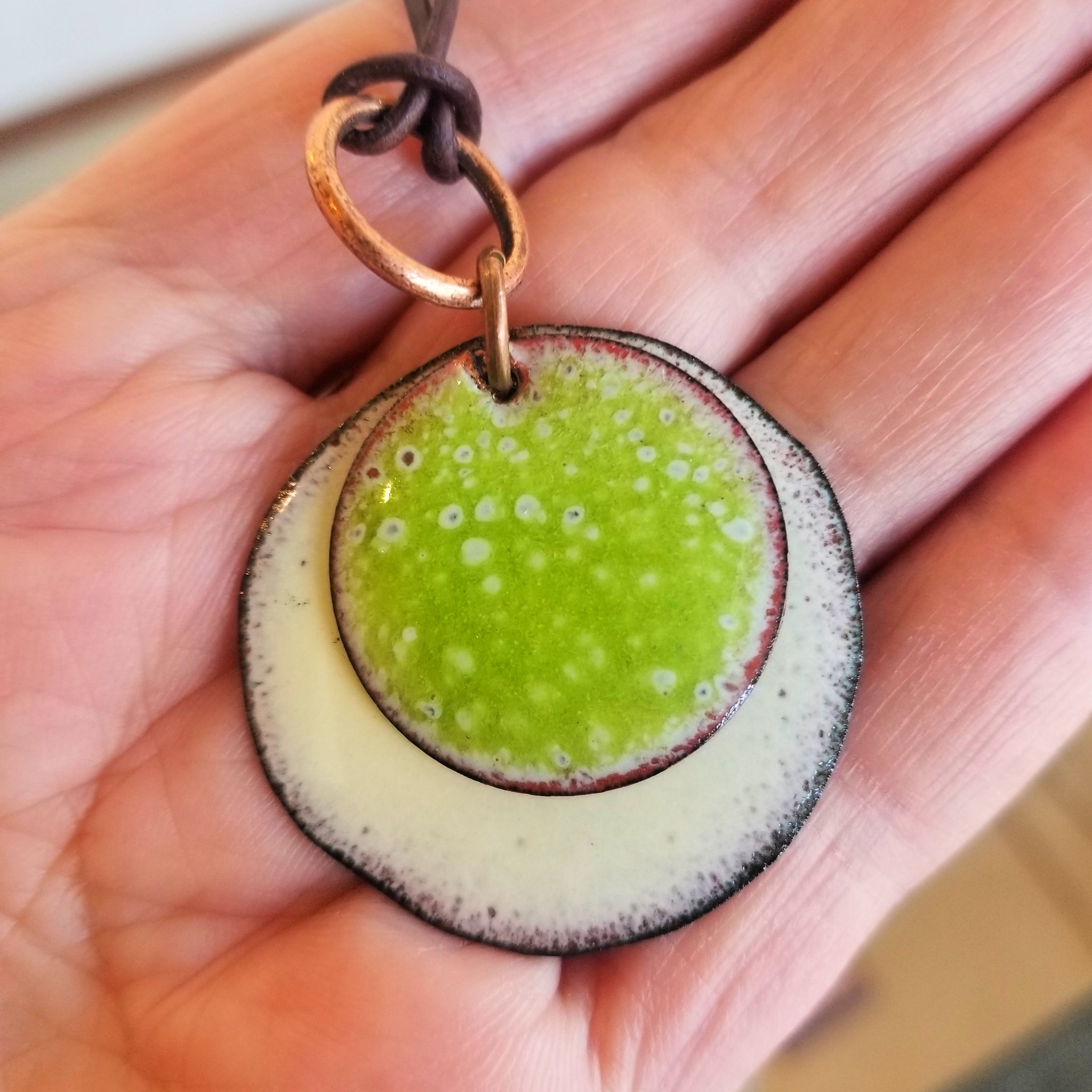 Layered Disc Necklace (Multiple Colorways) - Tina Tavolacci