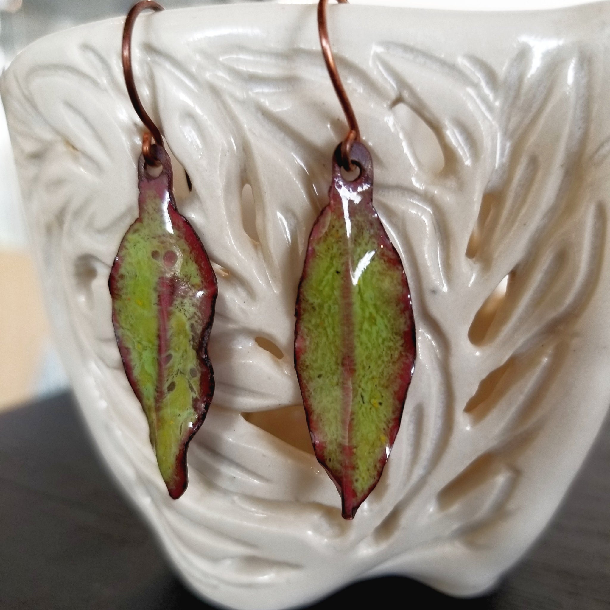 Fold-Forming & Torch-Fired Enamel Earrings: Wednesday, Oct 5