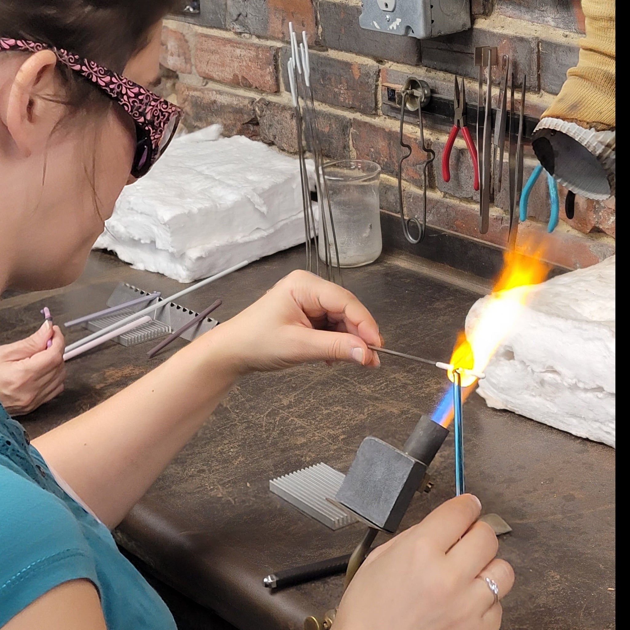 Glass Bead Earrings (Flameworking) - Monday, April 17