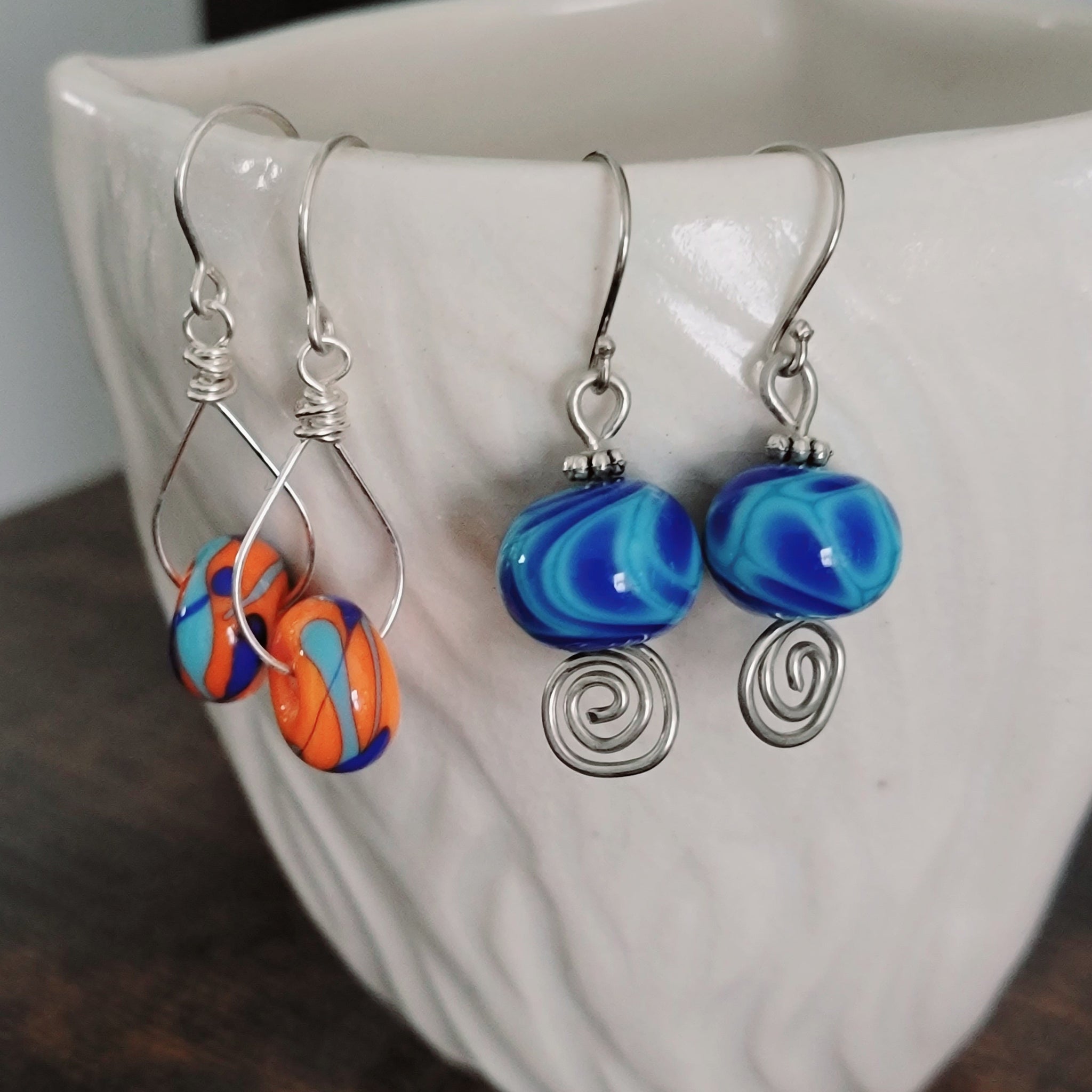 Glass Bead Earrings - August 23