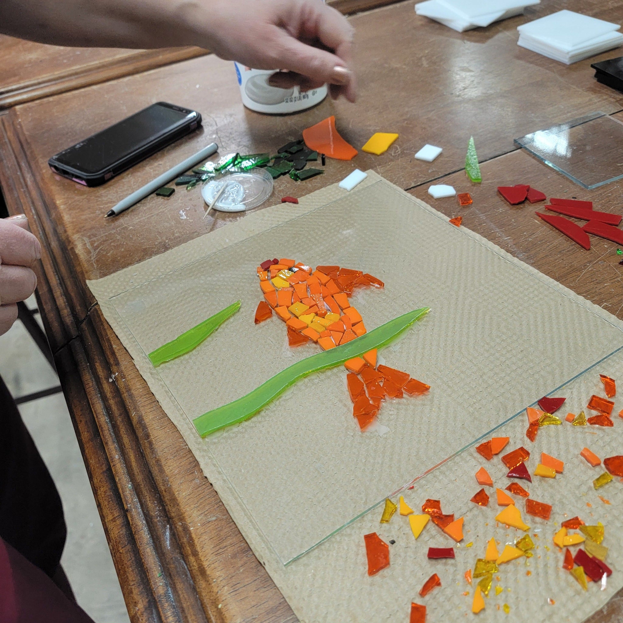 Floral Fused Glass Platter - Thursday, July 24th (6:00-8:00pm)