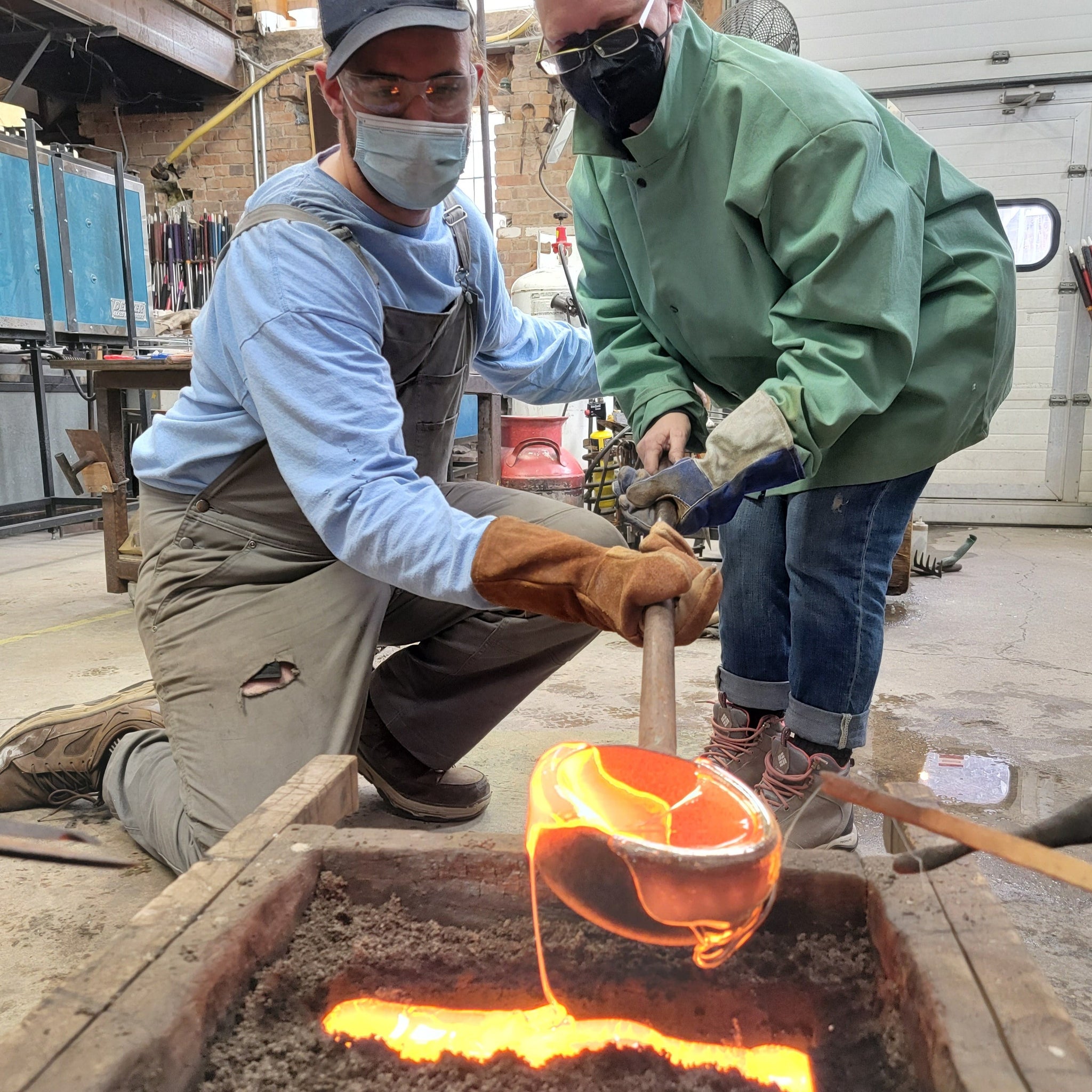 Open-Faced Ladle Casting - Sunday, February 26