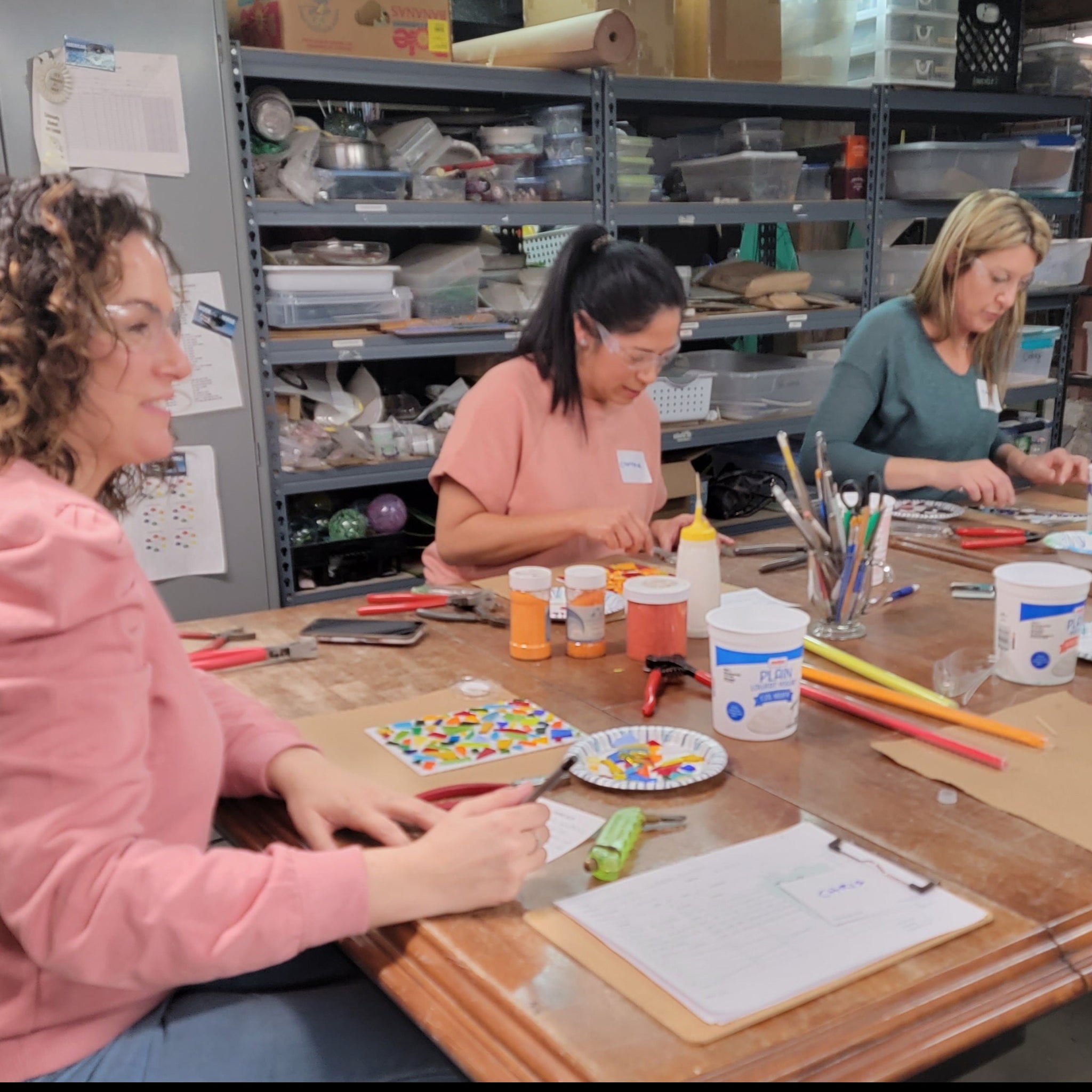 Fall Fused Glass Cheese Board - September 30