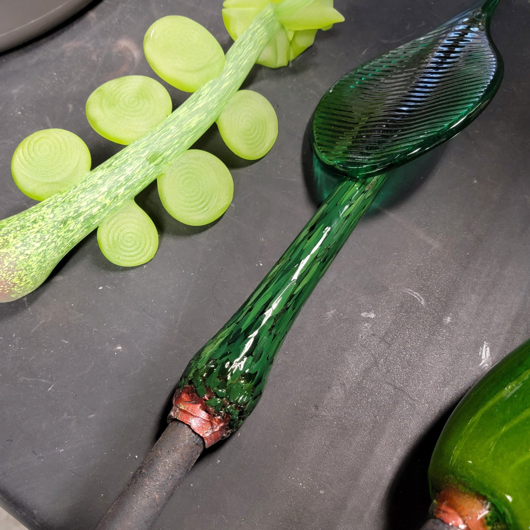 NEW! Glass & Copper Finials - Saturday, March 11