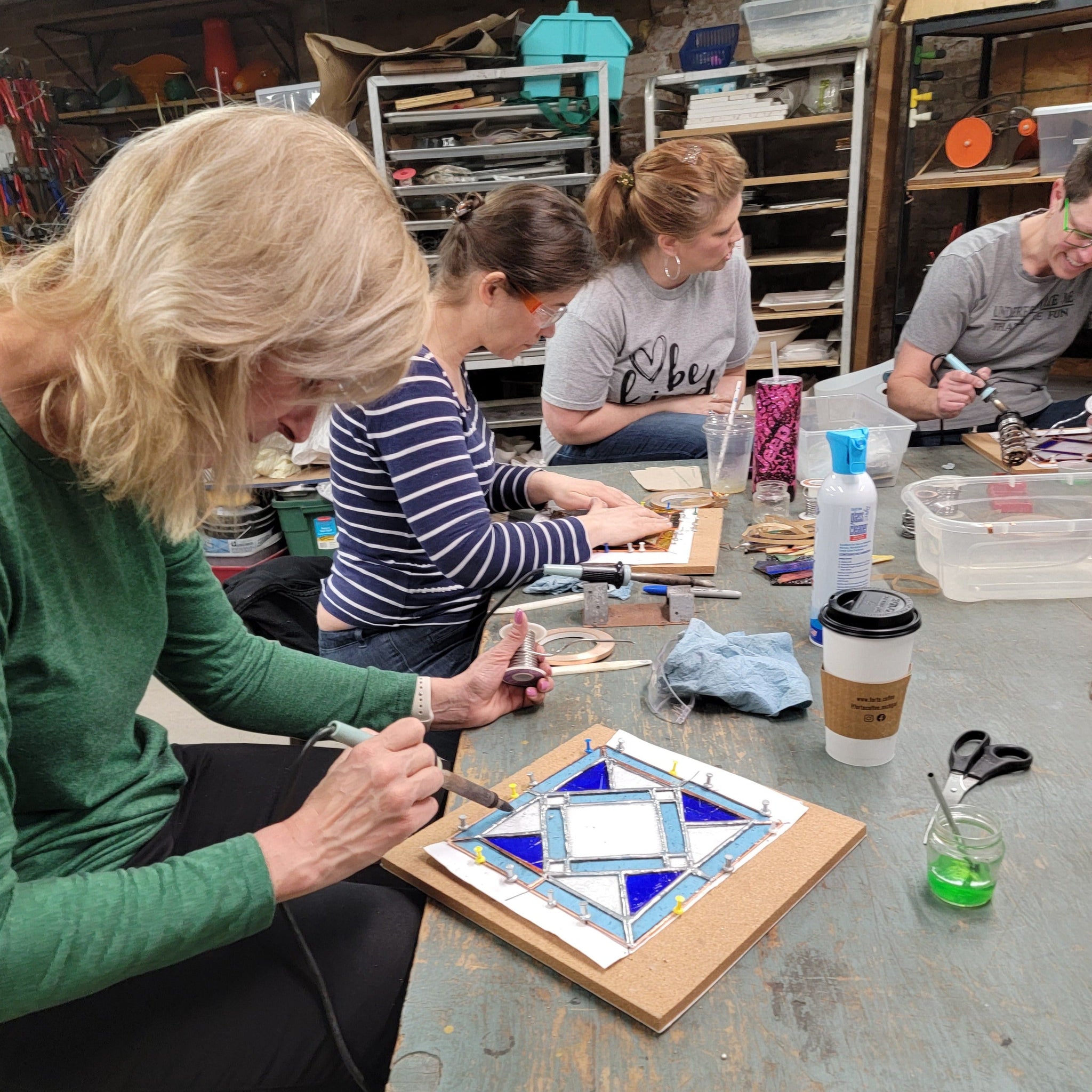 Intro to Stained Glass - Wednesdays: March 15, 22, & 29