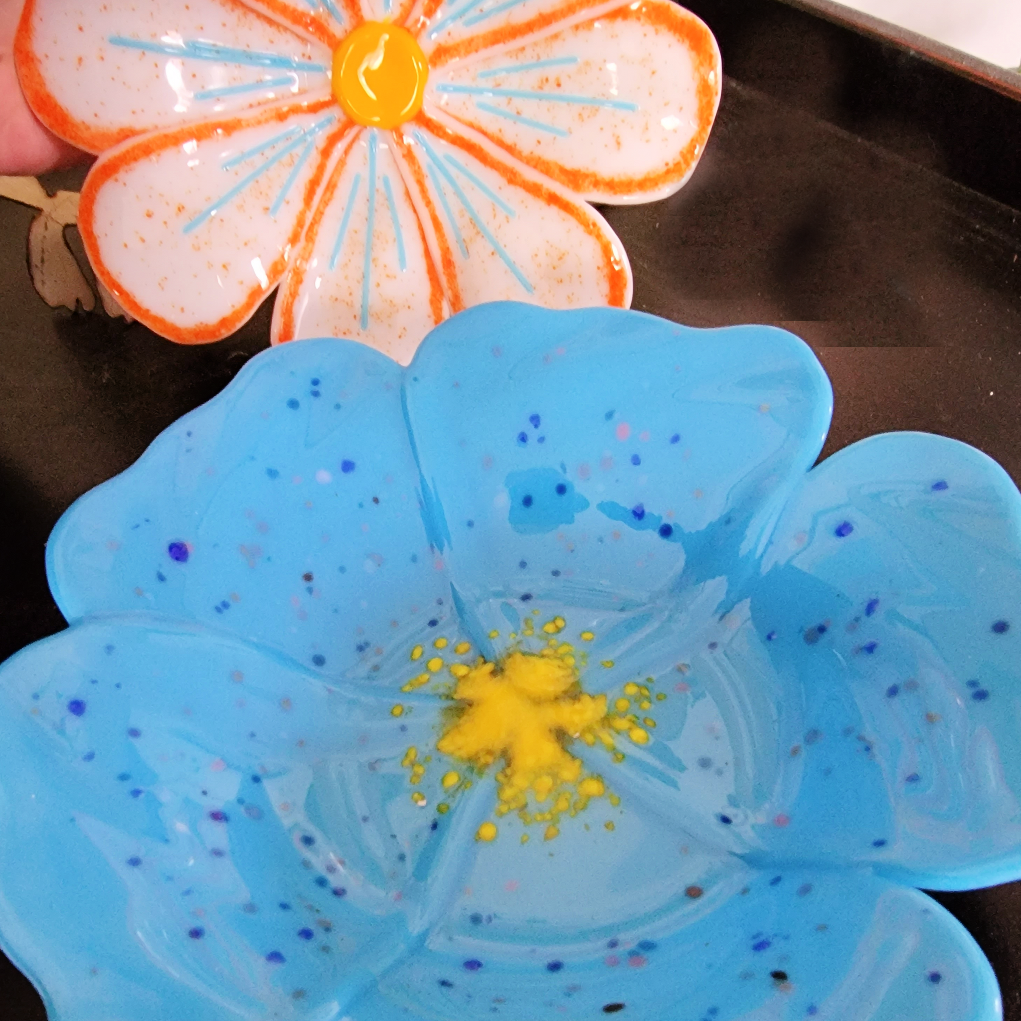 NEW! Fused Glass Flower Bowls - Thursday, June 30