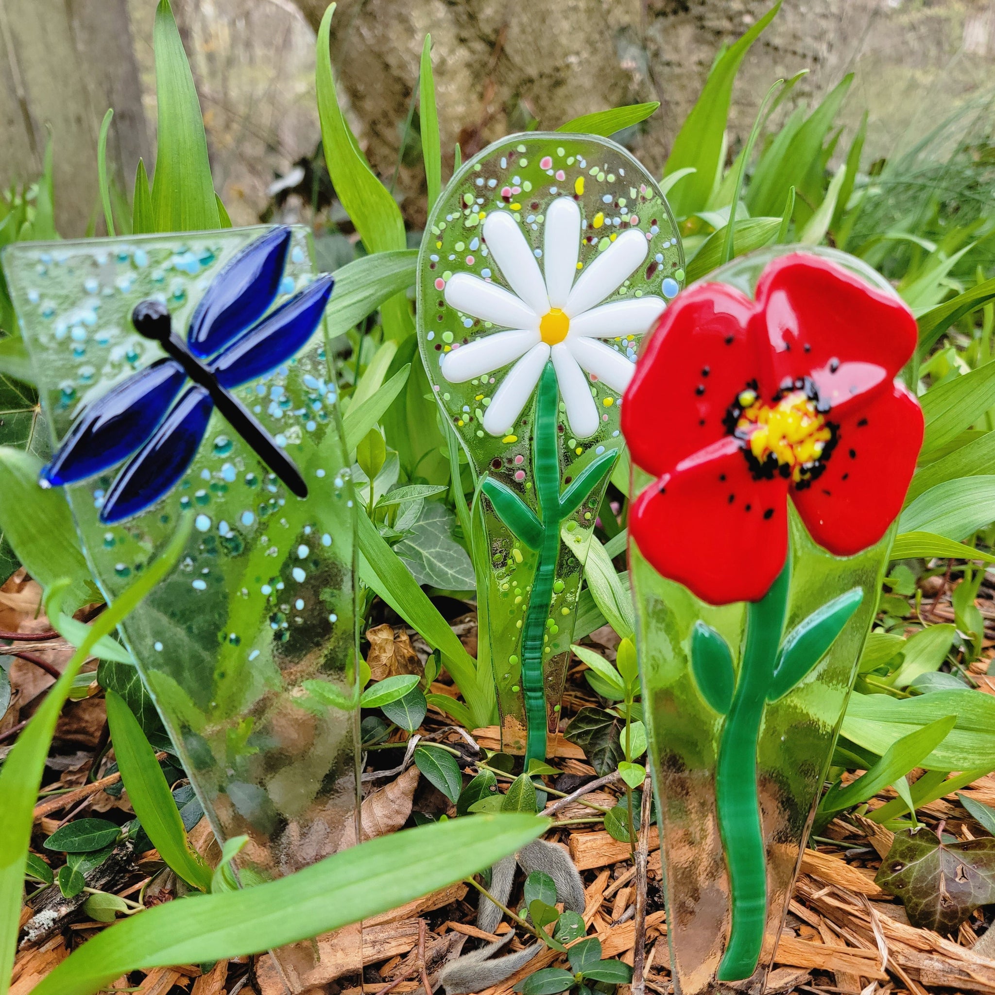 NEW! Fused Glass Plant Stakes - Wednesday, May 25