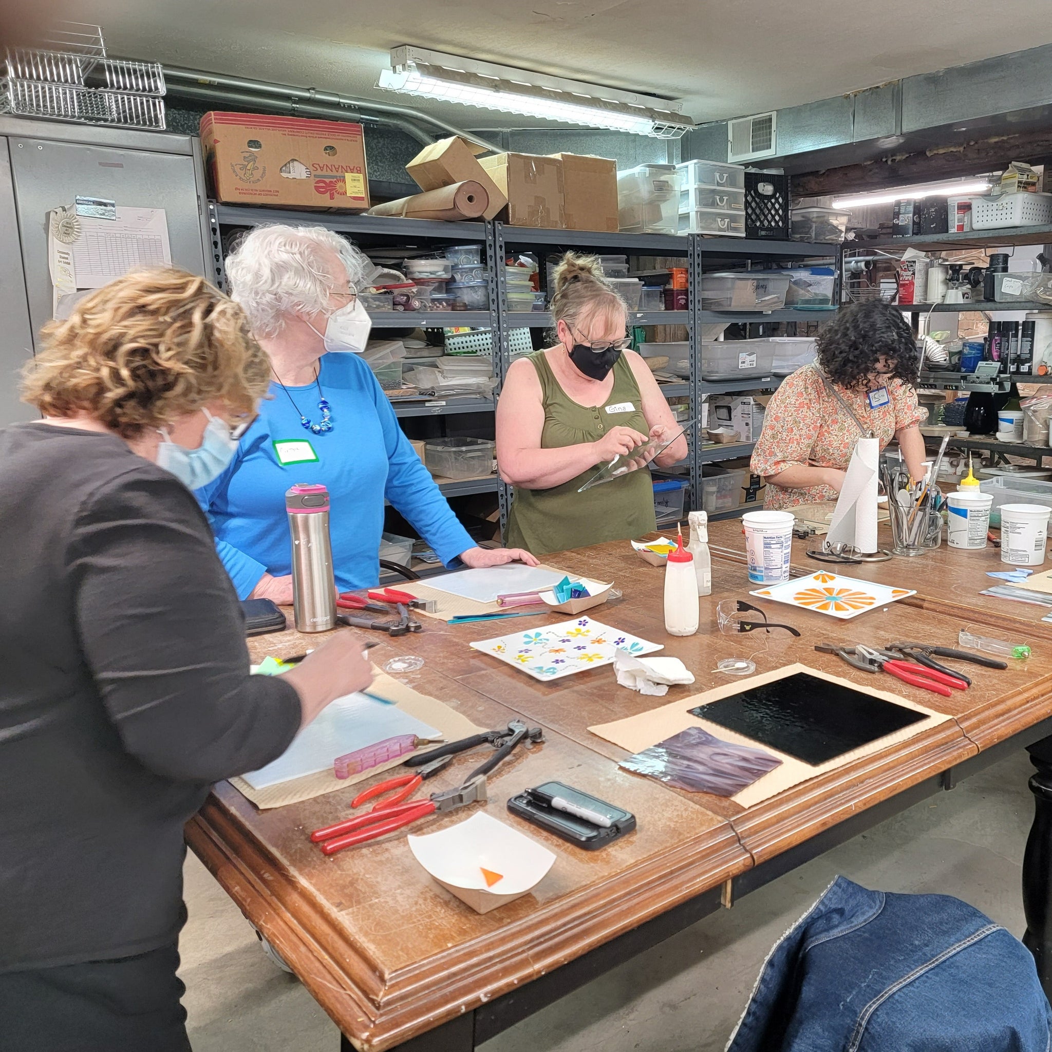 NEW! Fused Glass HOLIDAY Plant Stakes - Thursday, Nov 17