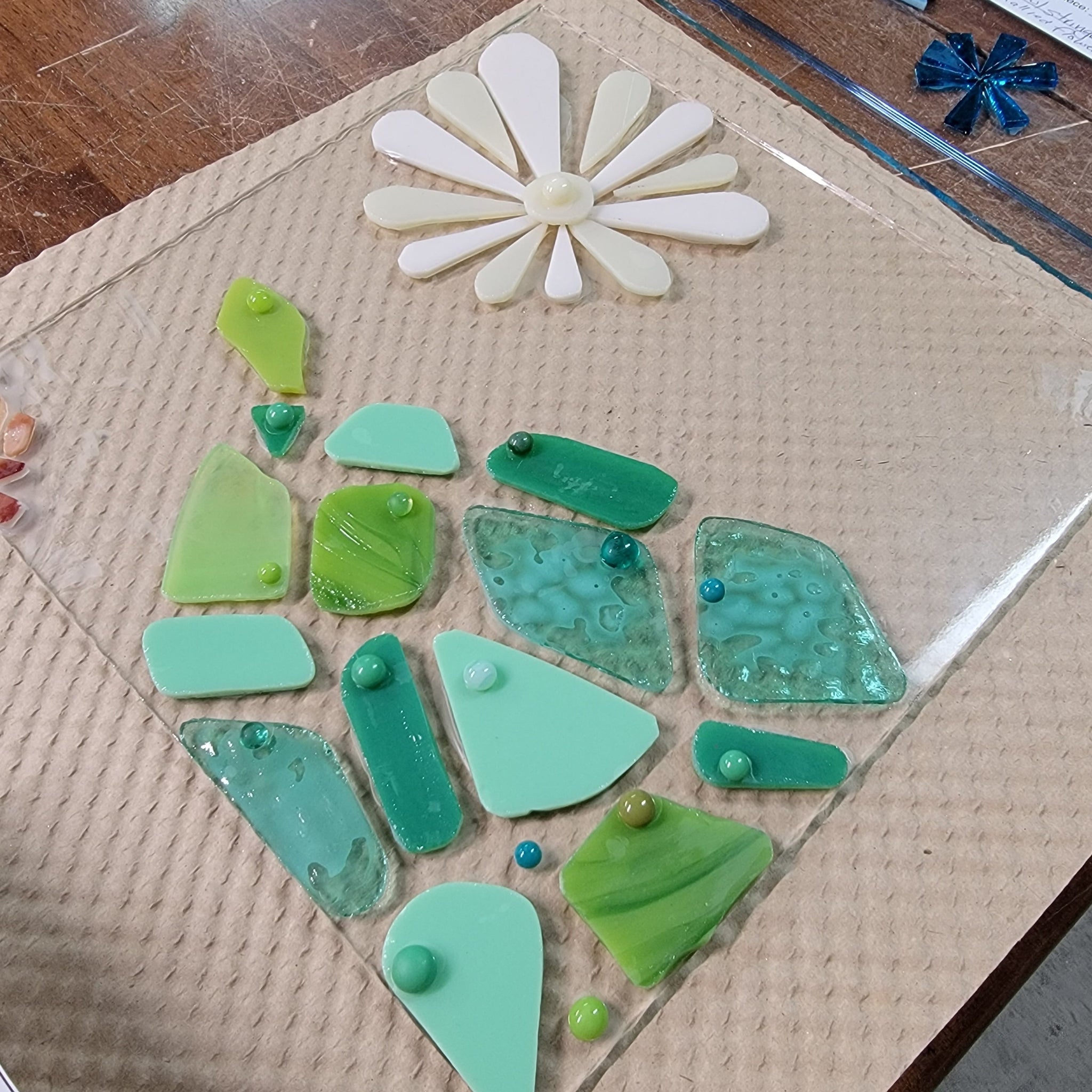 Floral Fused Glass Platter - Thursday, July 24th (6:00-8:00pm)