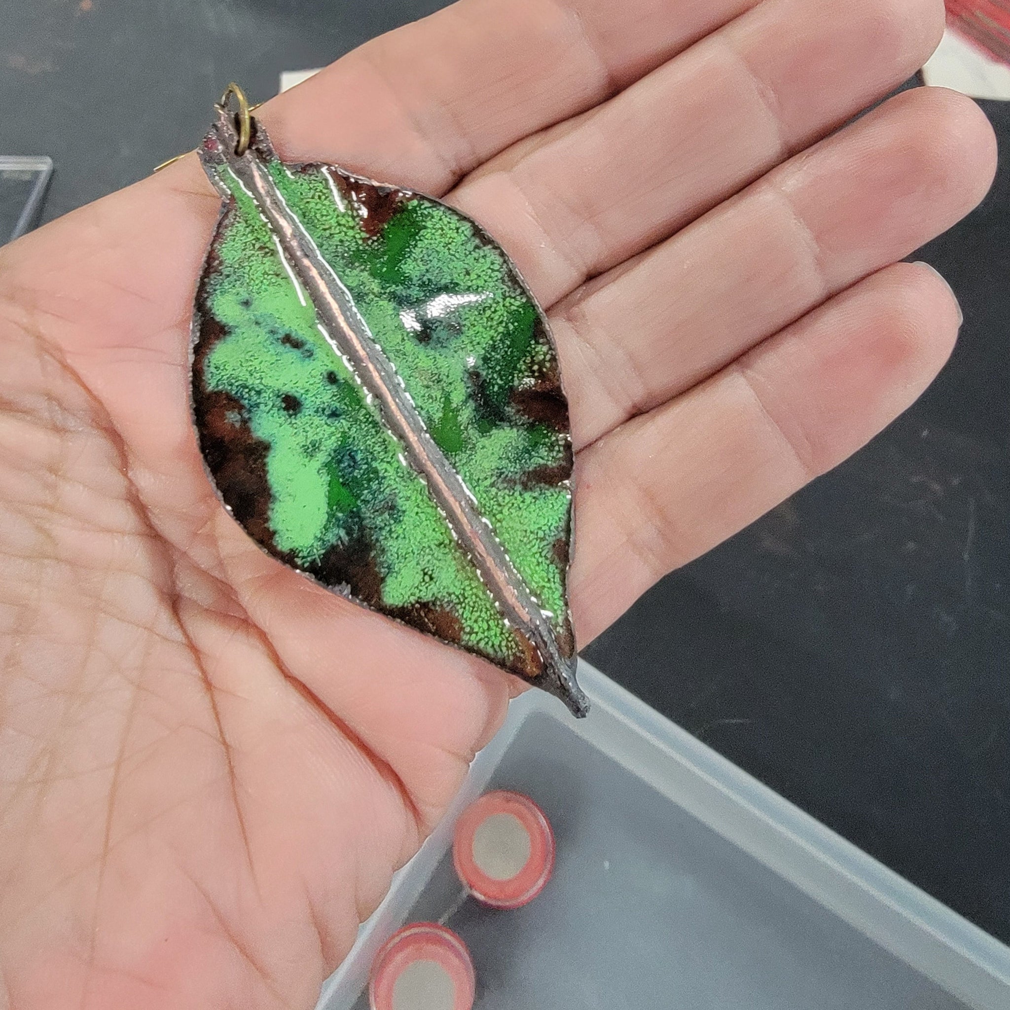 Fold-Forming & Torch-Fired Enamel Earrings: Wednesday, Oct 5