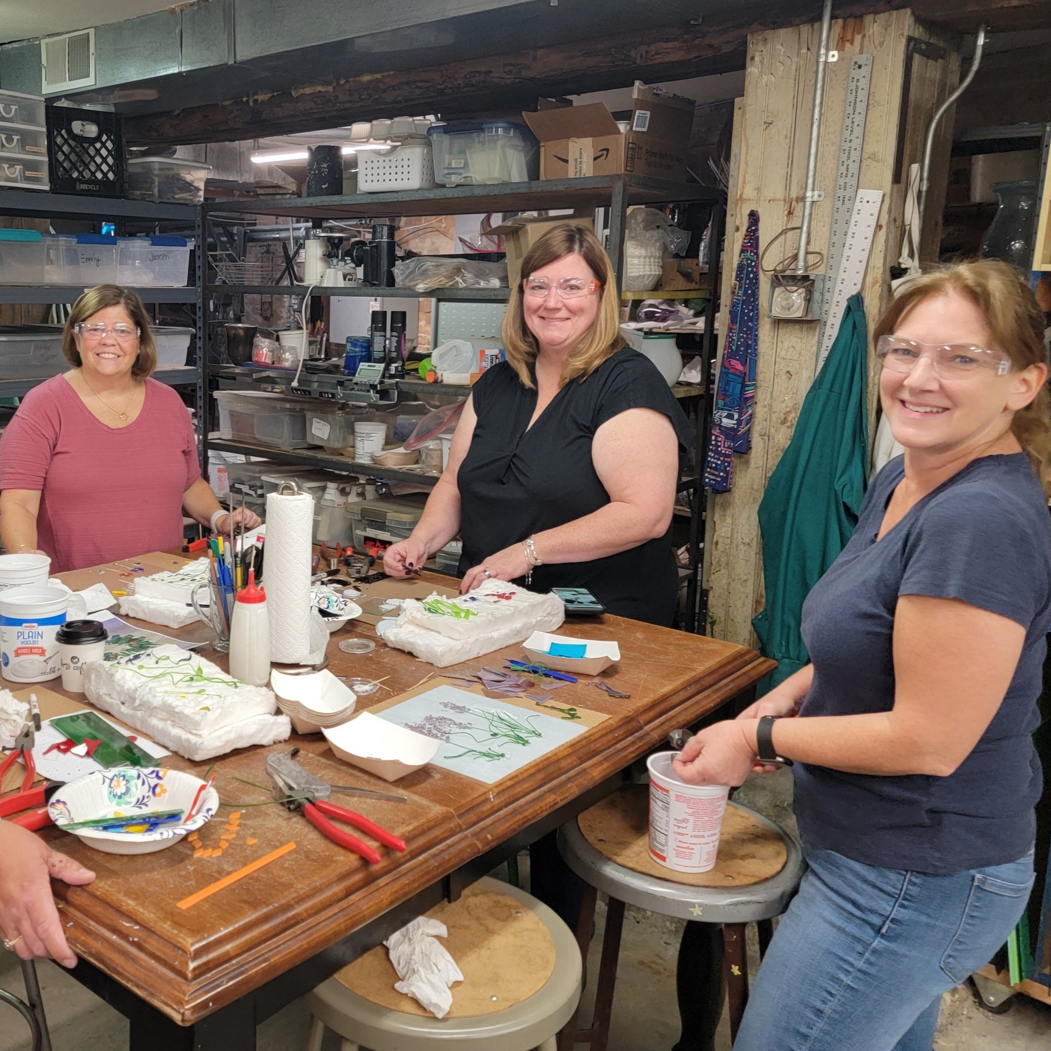 NEW! Bubble Technique Soap Dish (Glass Fusing) - Wednesday, February 8