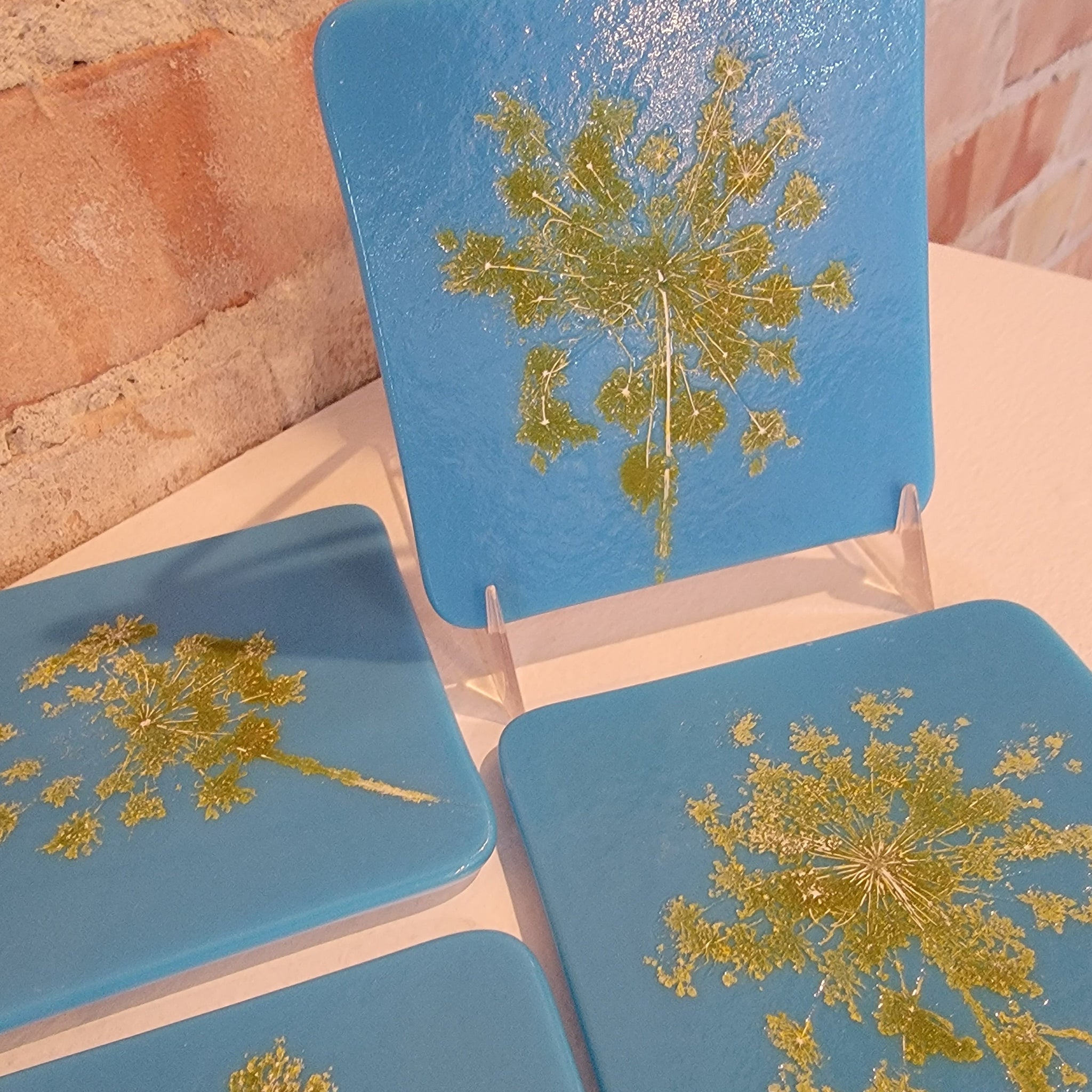 NEW! Fossil Vitra Coasters & Pendant (Glass Fusing) - Sunday: May 7 & 14