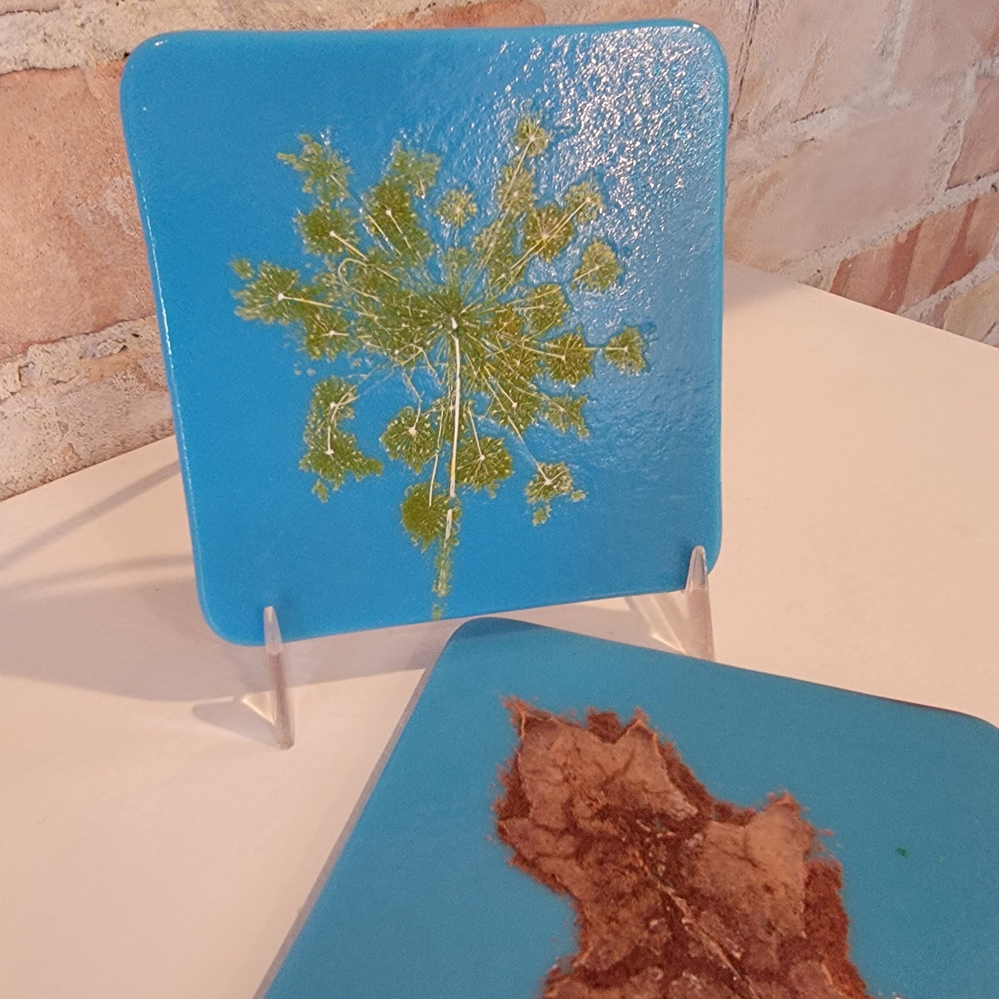NEW! Fossil Vitra Coasters & Pendant (Glass Fusing) - Sunday: May 7 & 14