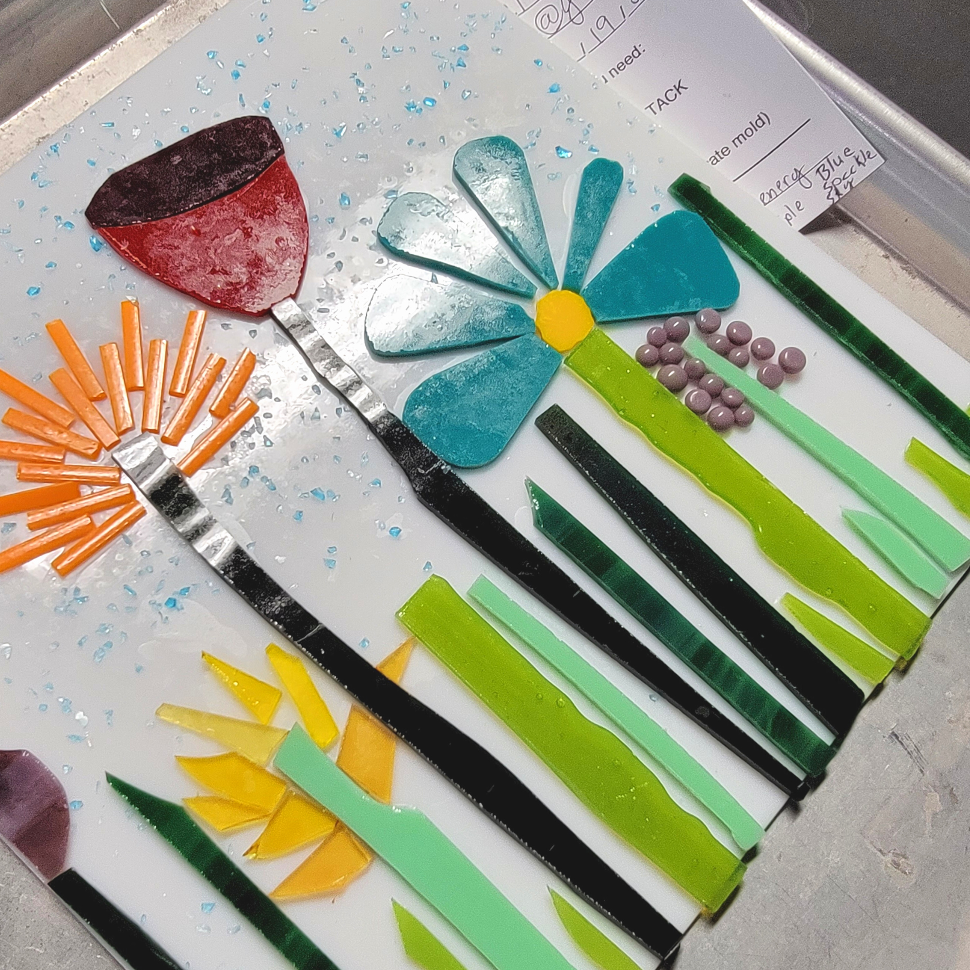 Floral Fused Glass Platter - Thursday, July 24th (6:00-8:00pm)