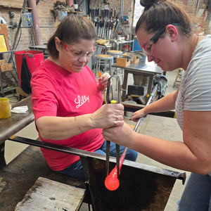 GLASS EXPERIENCE! Blown Ornaments -Saturday, November 22 (choose your time slot)