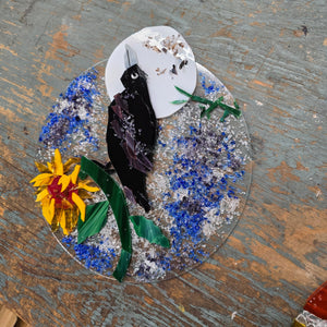 Fused Glass Garden Art (with round metal stand) - June 7 (10am - 1pm)