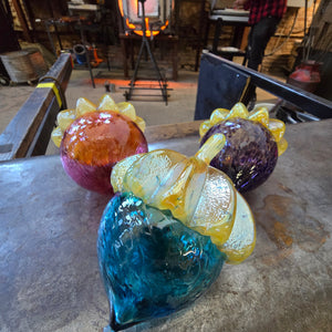 GLASS EXPERIENCE! Blown Glass Acorns - September 11