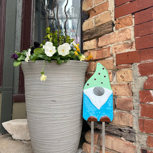 Gnome Garden Art (with metal stake) - May 8