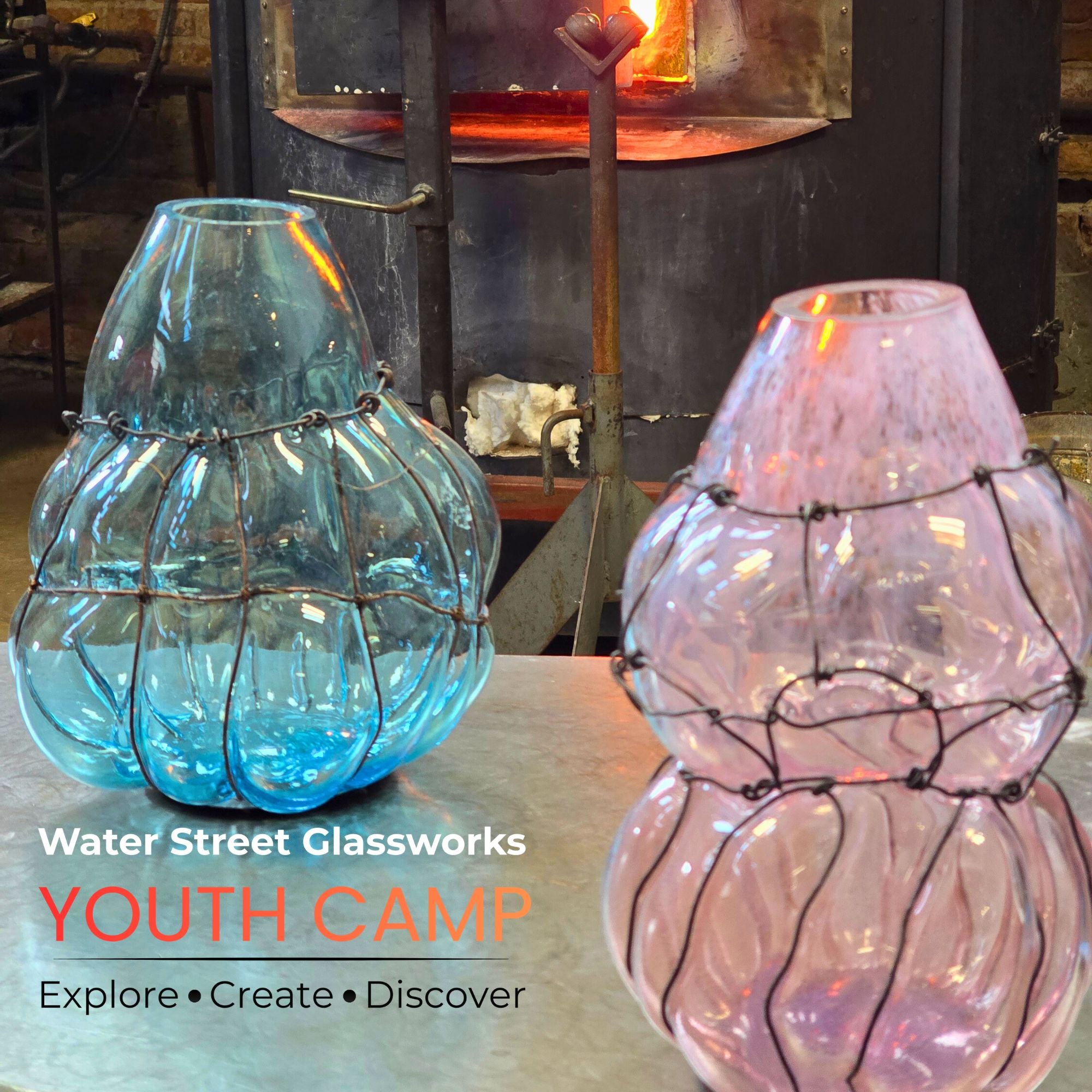 Glass meets Metal (Ages 12-18), Wednesday, August 5 (9am-1pm)