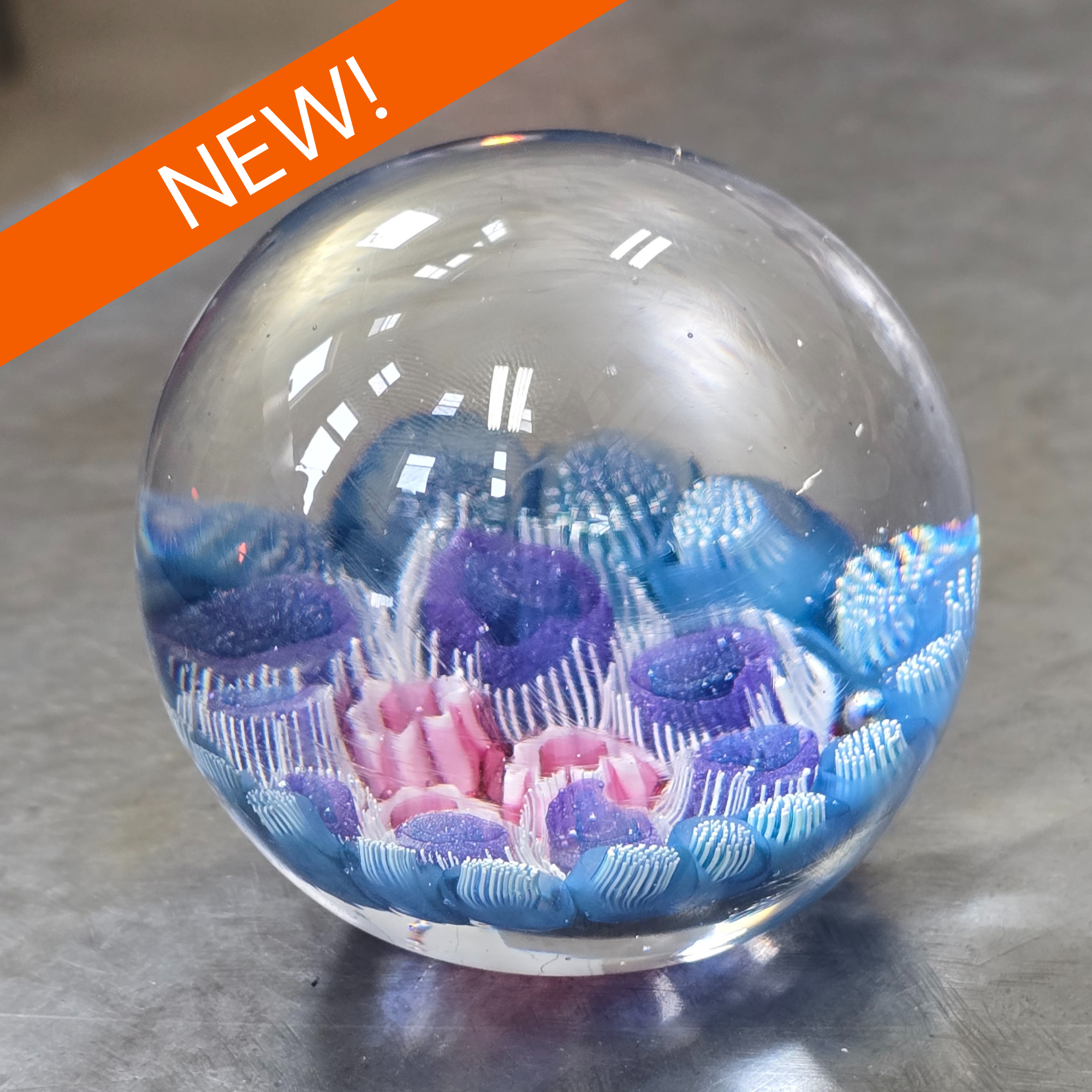 Experience Glass! Traditional Millefiori Paperweight - Saturday, March 7 (choose your time)