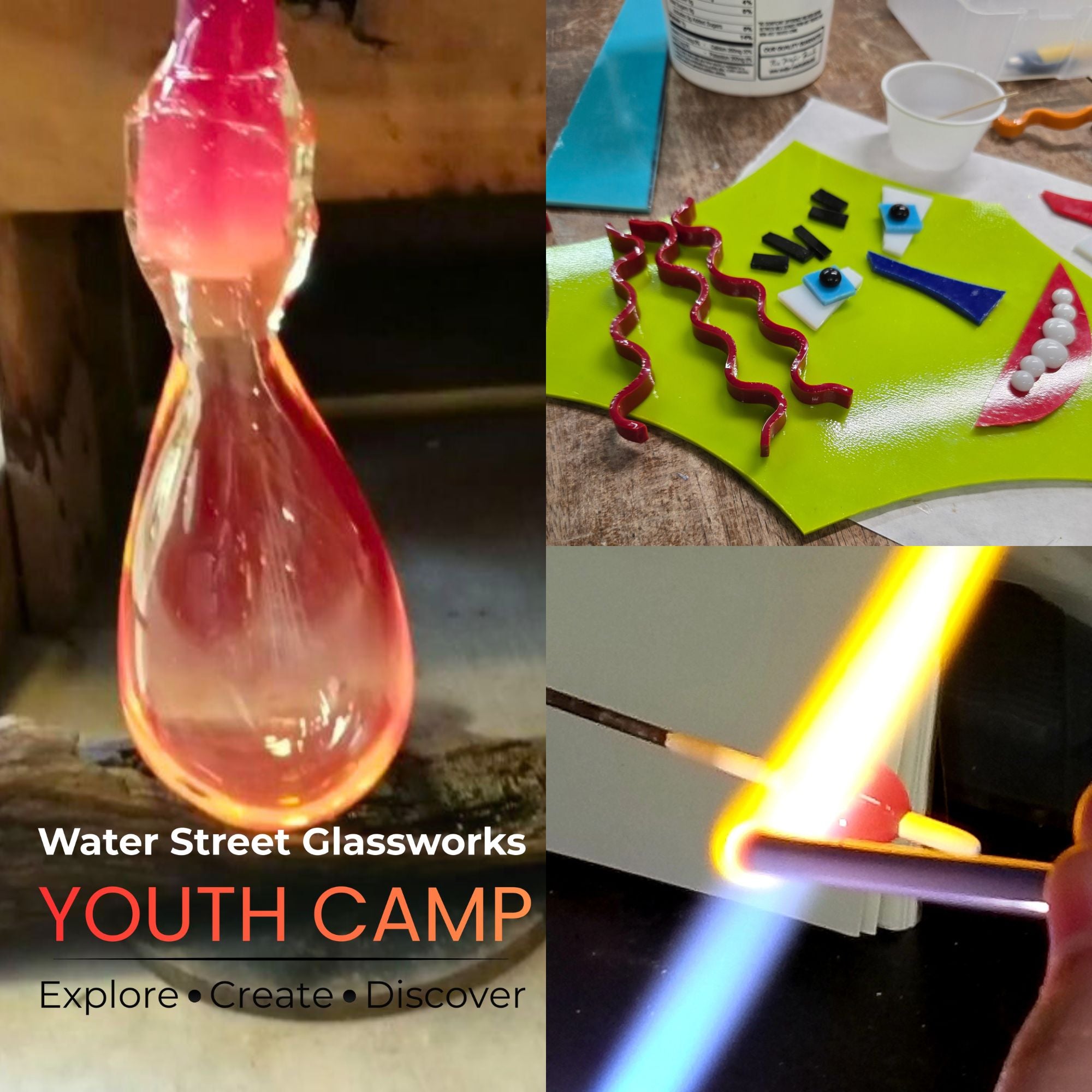 Try It! 3-Day Glass Camp (Ages 12–18), July 20, 22, 24: 9am-12pm