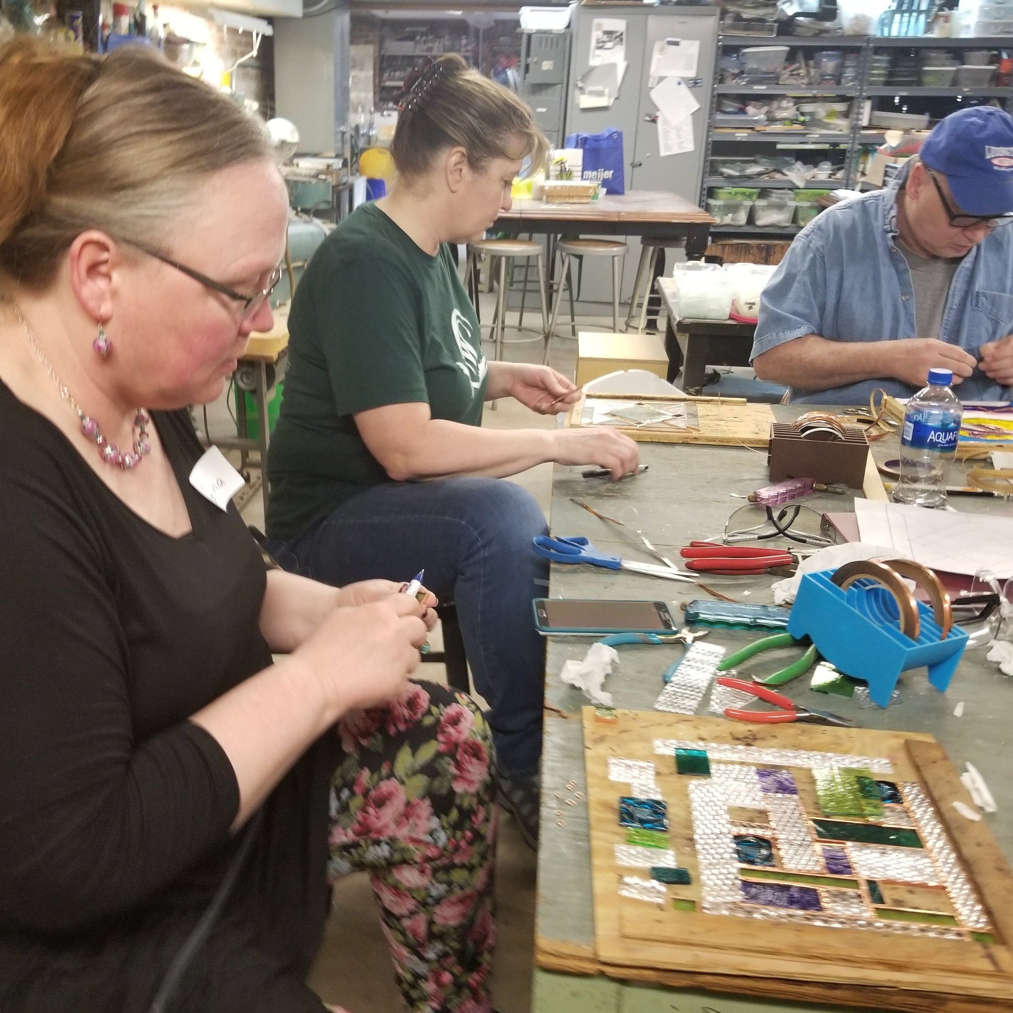 NEW! Stained Glass: Advanced Techniques - April 5, 12, & 19 (Wednesday -  www.